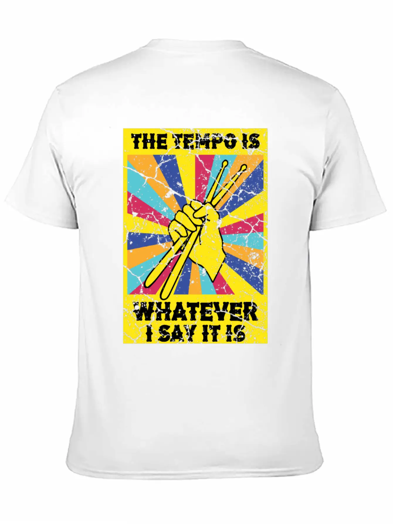 The Tempo Is Whatever I Say It Is Drummer Soft Cotton Short Sleeve Tee – Unisex Wardrobe Staple