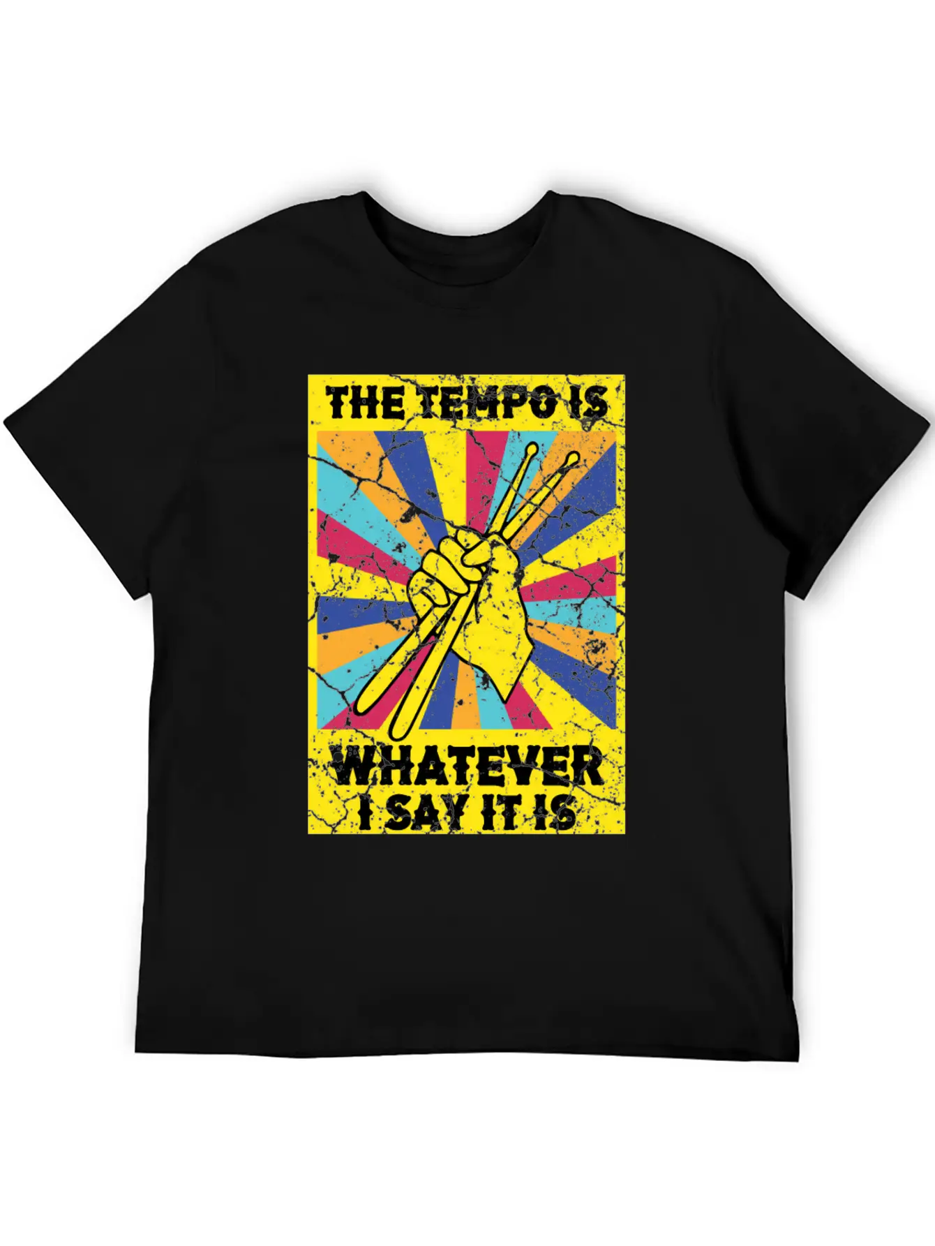 The Tempo Is Whatever I Say It Is Drummer Soft Cotton Short Sleeve Tee – Unisex Wardrobe Staple
