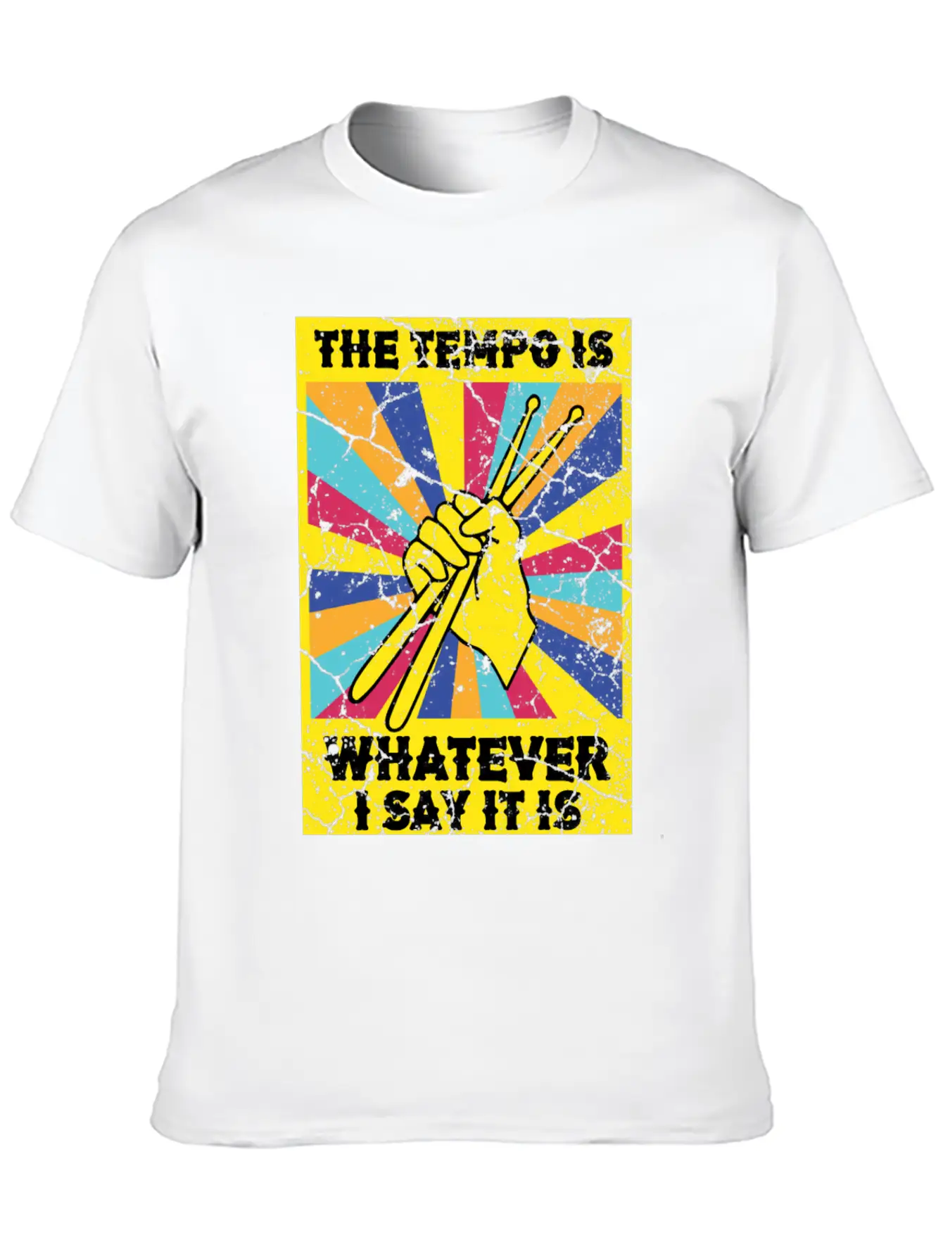 The Tempo Is Whatever I Say It Is Drummer Soft Cotton Short Sleeve Tee – Unisex Wardrobe Staple