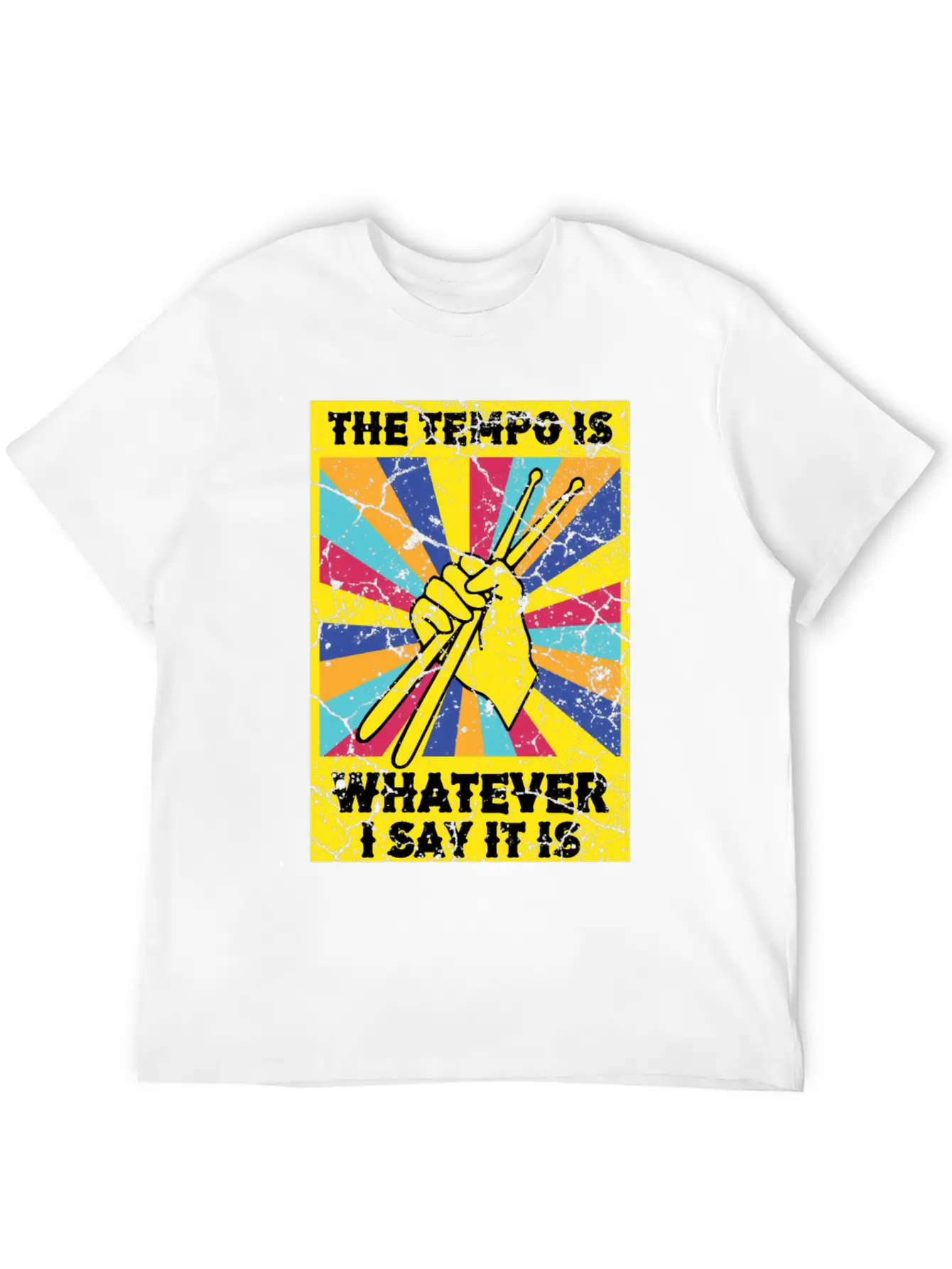 The Tempo Is Whatever I Say It Is Drummer Soft Cotton Short Sleeve Tee – Unisex Wardrobe Staple