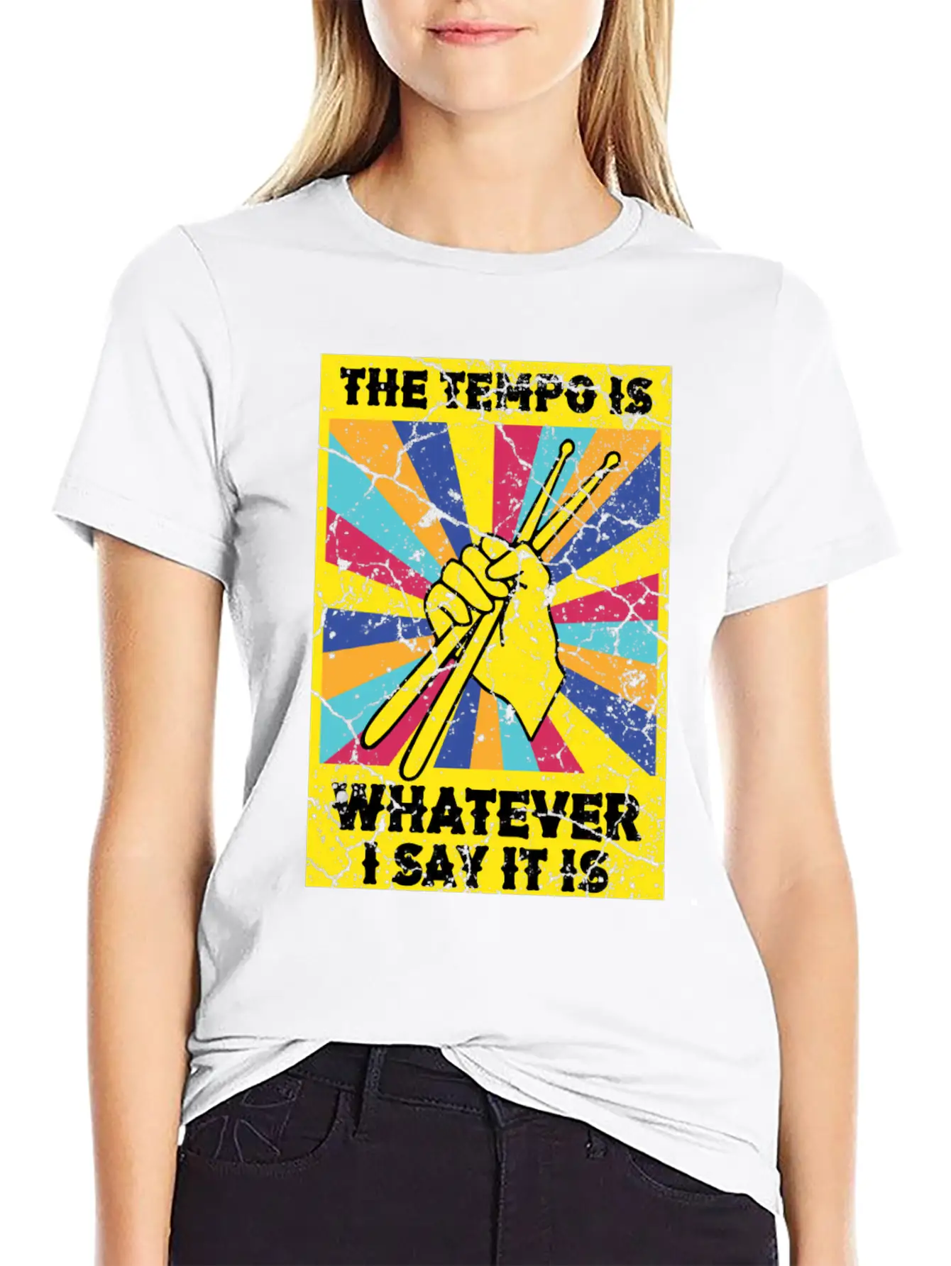 The Tempo Is Whatever I Say It Is Drummer Soft Cotton Short Sleeve Tee – Unisex Wardrobe Staple