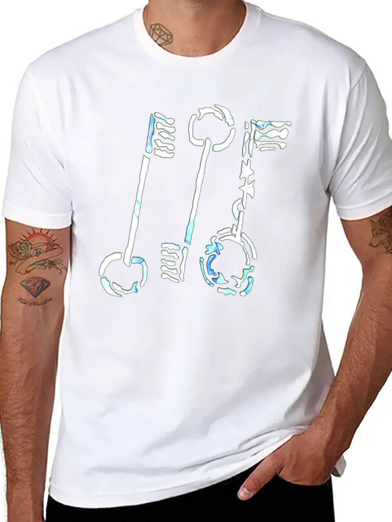 The Three Keys Essential Cotton Tee For Daily Outfits – Unisex Style