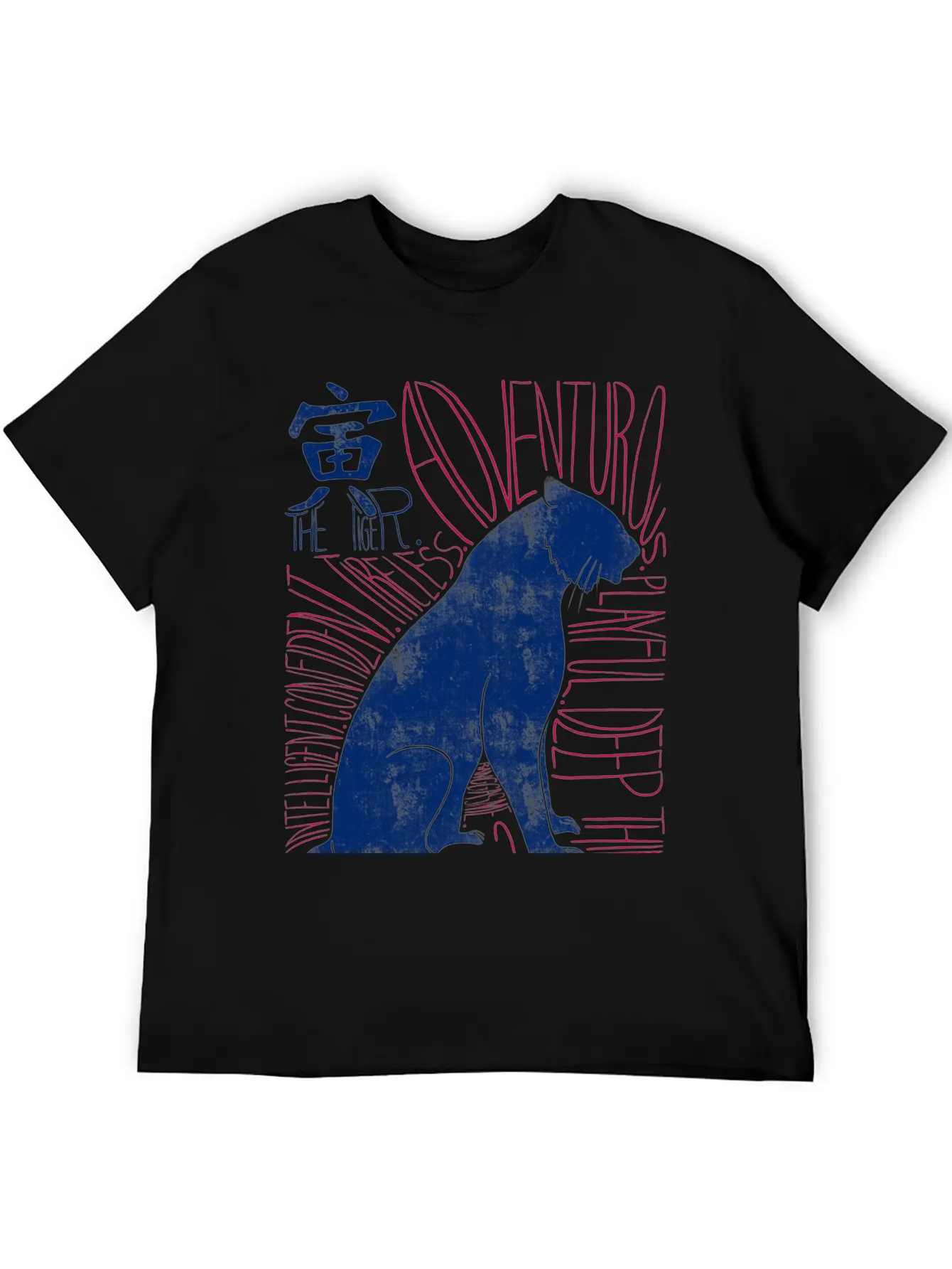 The Tiger Shio Chinese Zodiac Sign T-Shirt Lightweight Cotton T-Shirt – Daily Comfort Graphic Shirt