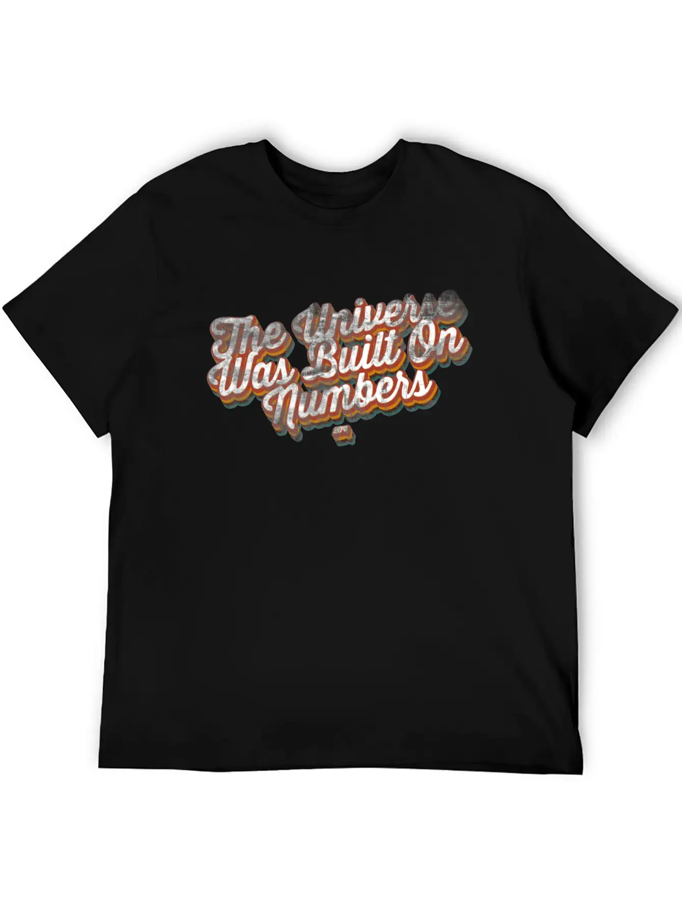 The Universe Was Built On Numbers Modern Fit Casual T-Shirt – Clean And Versatile Design