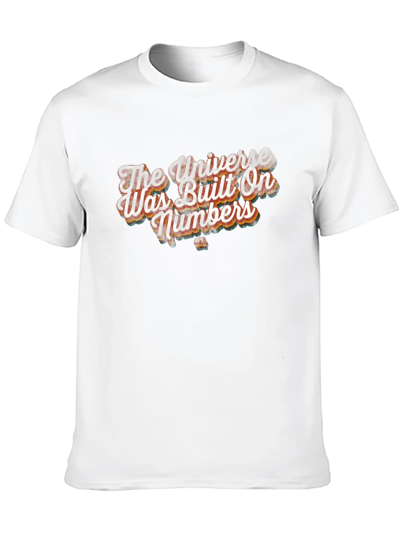 The Universe Was Built On Numbers Modern Fit Casual T-Shirt – Clean And Versatile Design
