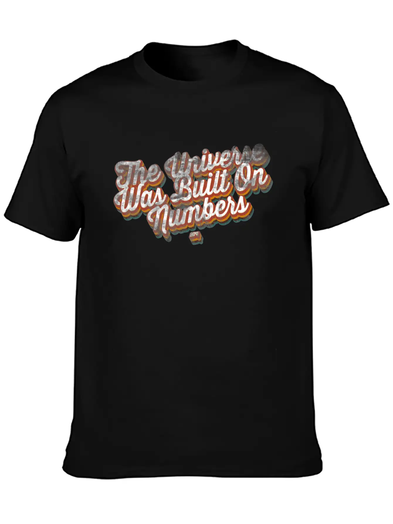 The Universe Was Built On Numbers Modern Fit Casual T-Shirt – Clean And Versatile Design