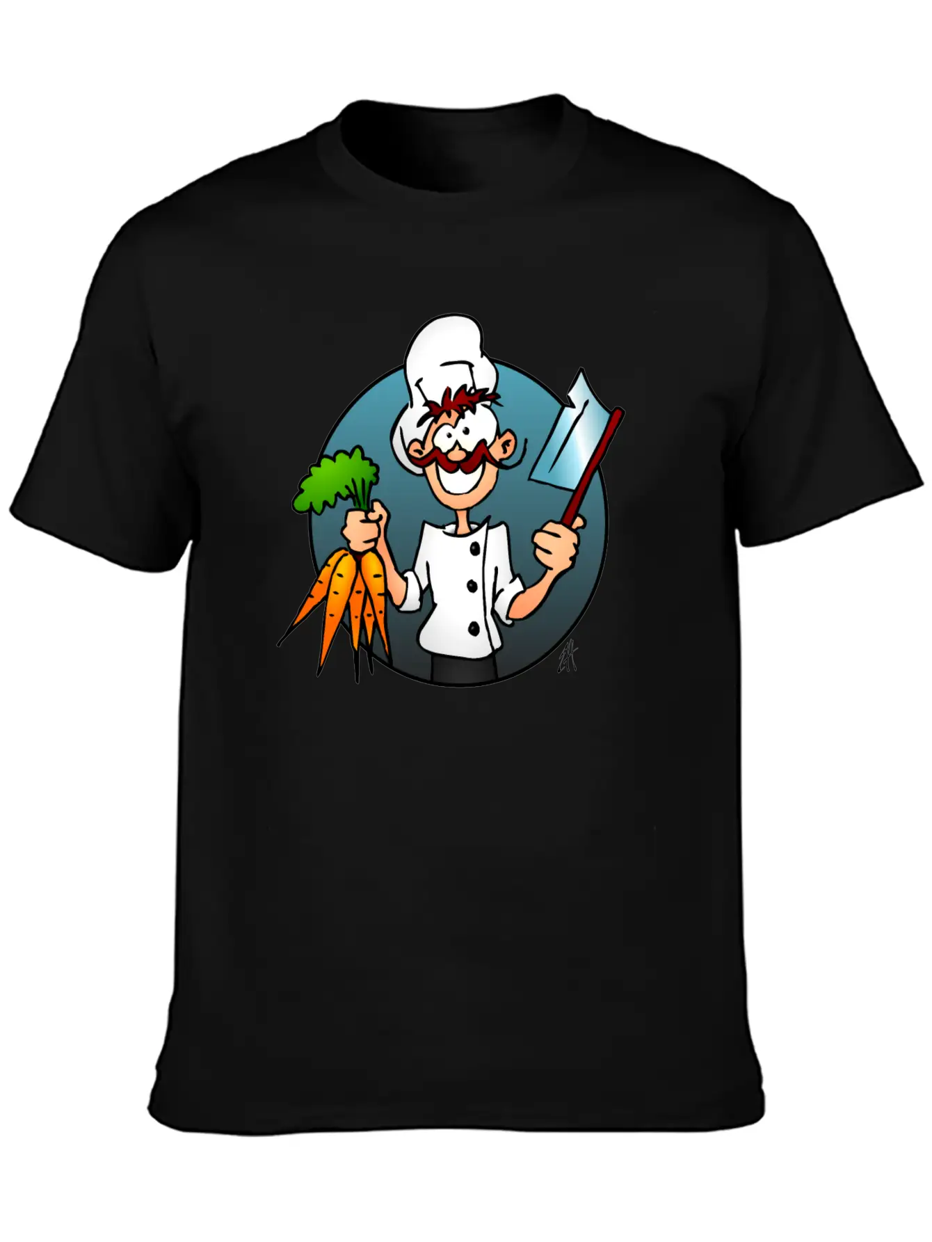The Vegetarian Chef Unisex Casual T-Shirt – Clean Design For Daily Comfort