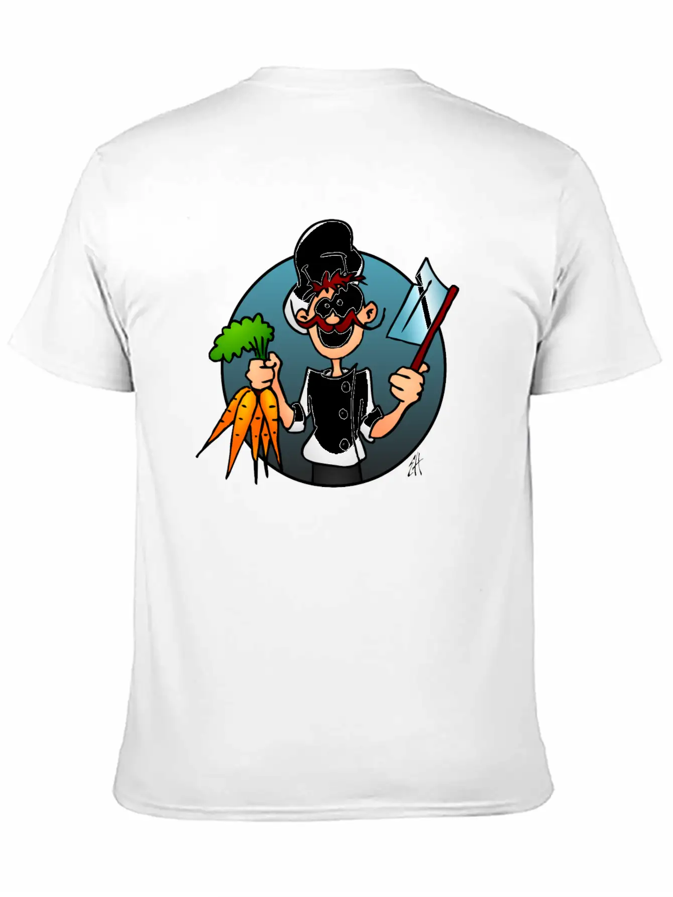 The Vegetarian Chef Unisex Casual T-Shirt – Clean Design For Daily Comfort