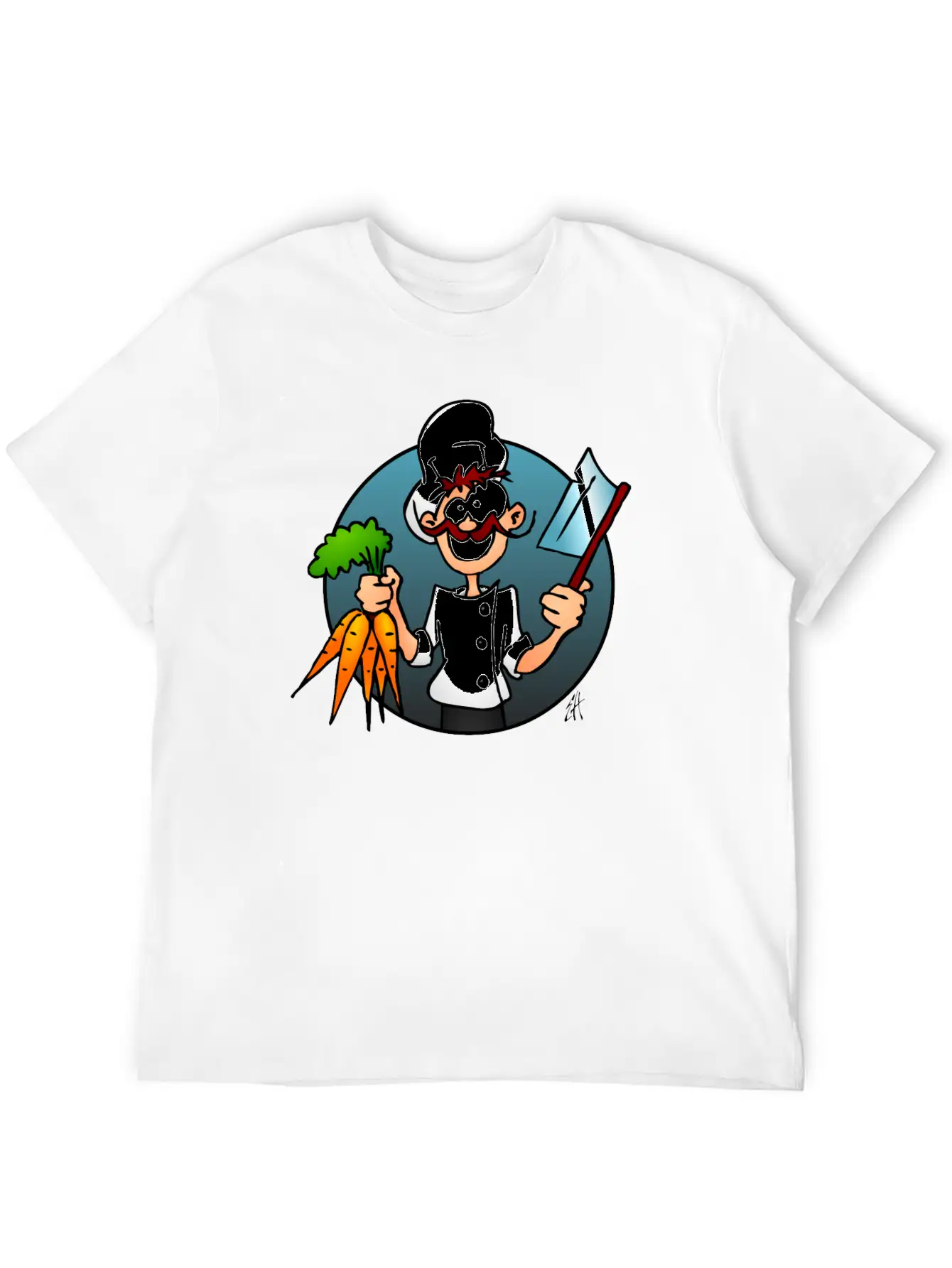 The Vegetarian Chef Unisex Casual T-Shirt – Clean Design For Daily Comfort