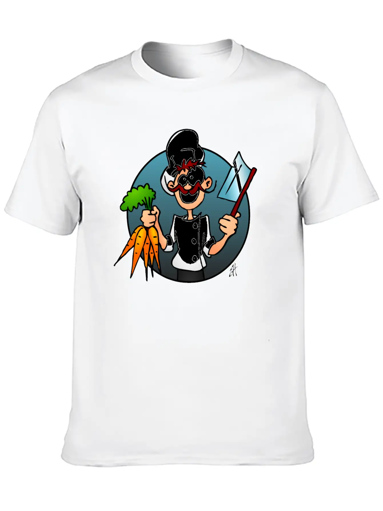 The Vegetarian Chef Unisex Casual T-Shirt – Clean Design For Daily Comfort