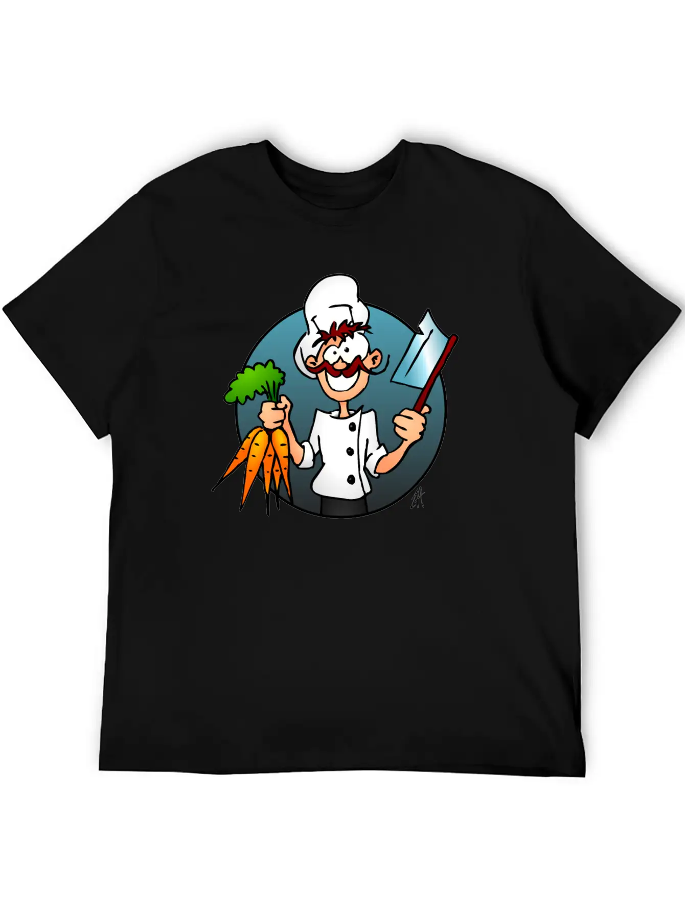 The Vegetarian Chef Unisex Casual T-Shirt – Clean Design For Daily Comfort