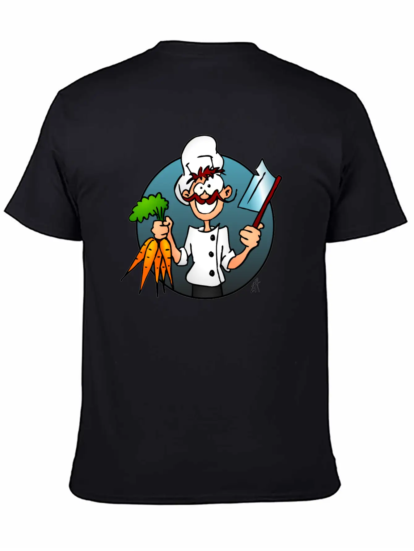 The Vegetarian Chef Unisex Casual T-Shirt – Clean Design For Daily Comfort