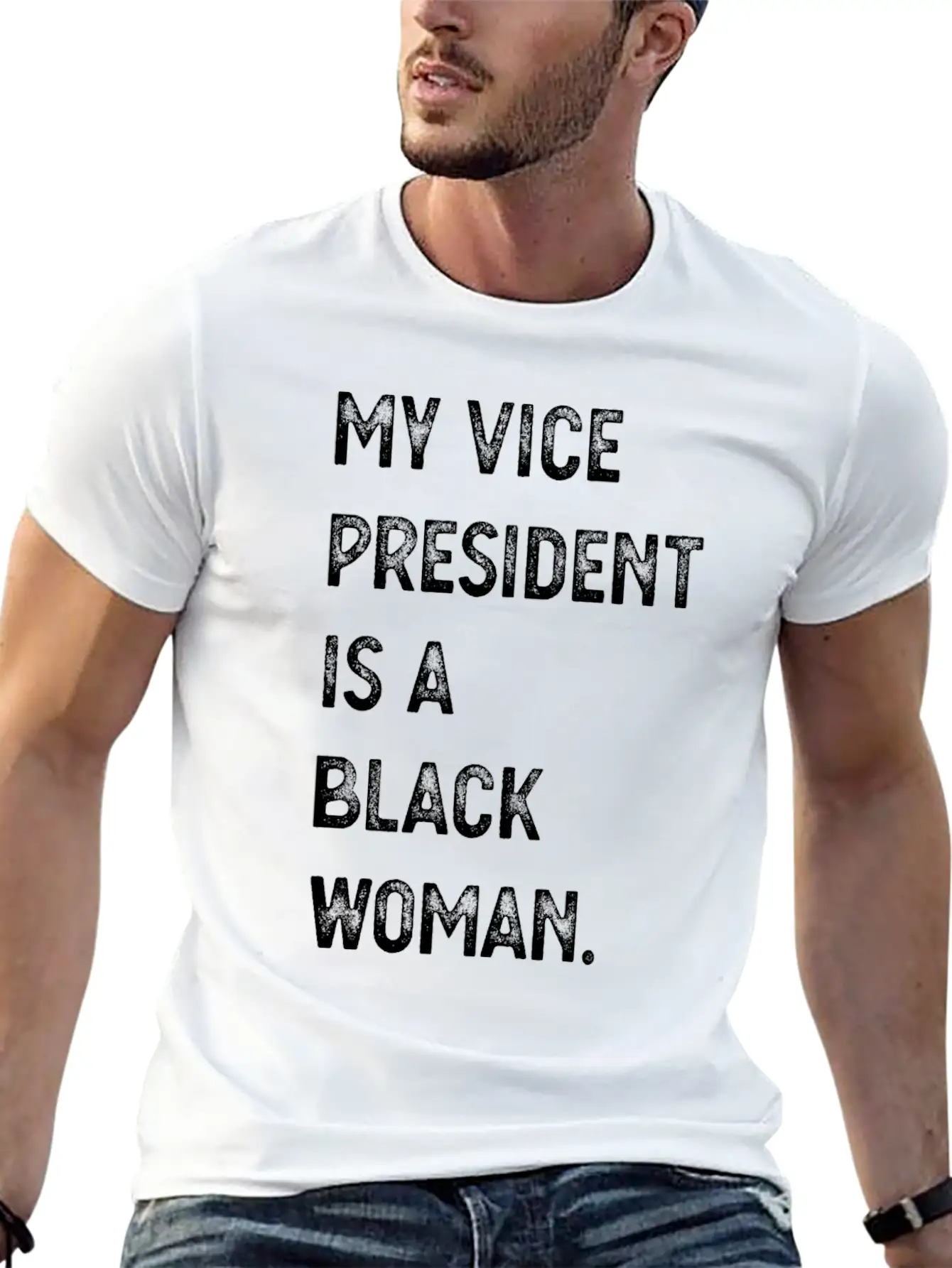 The Vice President Is My Sorority Sister Black Wom Modern Fit Casual T-Shirt – Clean And Versatile Design