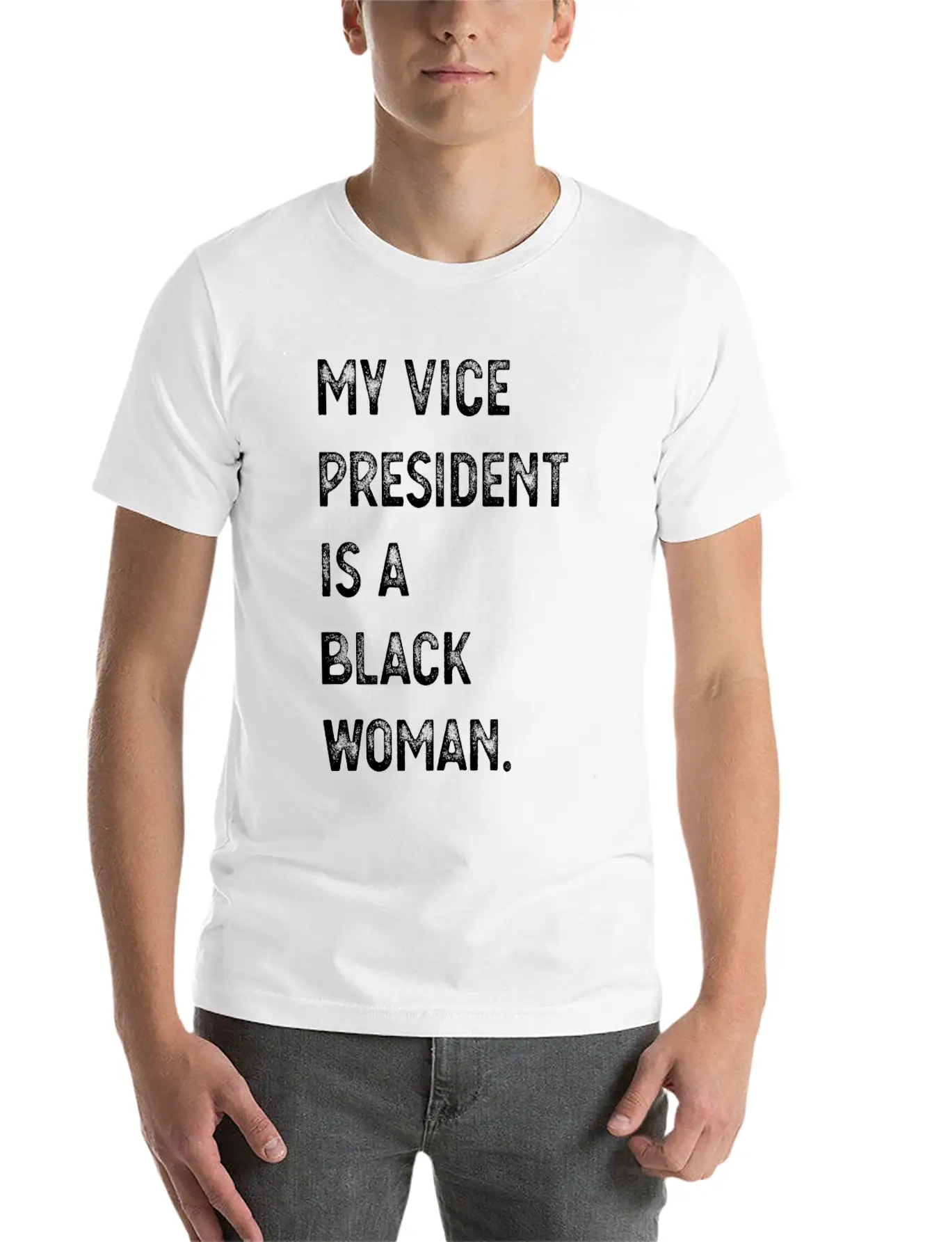 The Vice President Is My Sorority Sister Black Wom Modern Fit Casual T-Shirt – Clean And Versatile Design