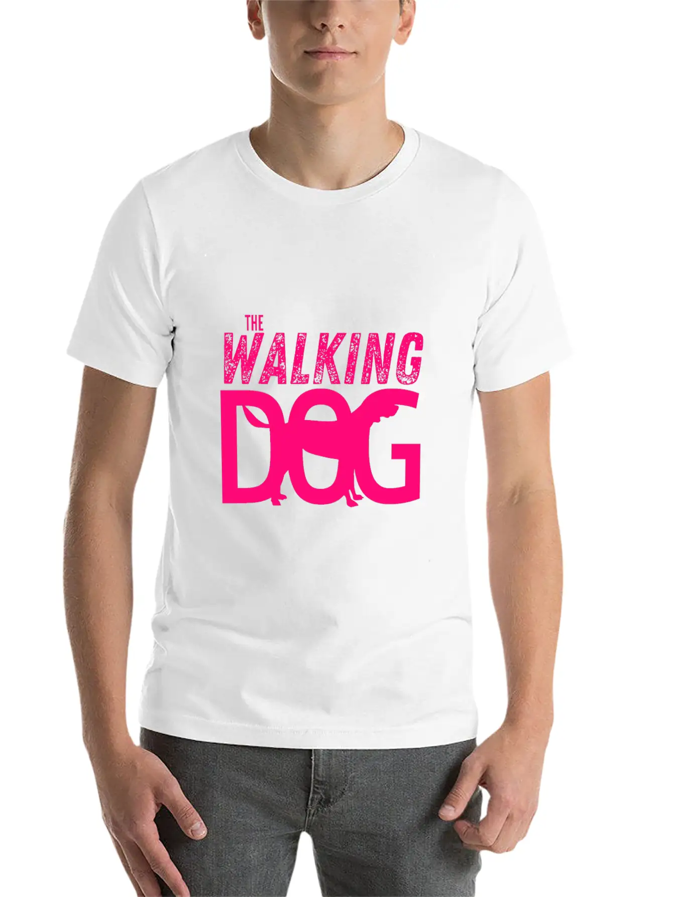 The Walking Dog The Running Dog Essential Cotton Tee For Daily Outfits – Unisex Style