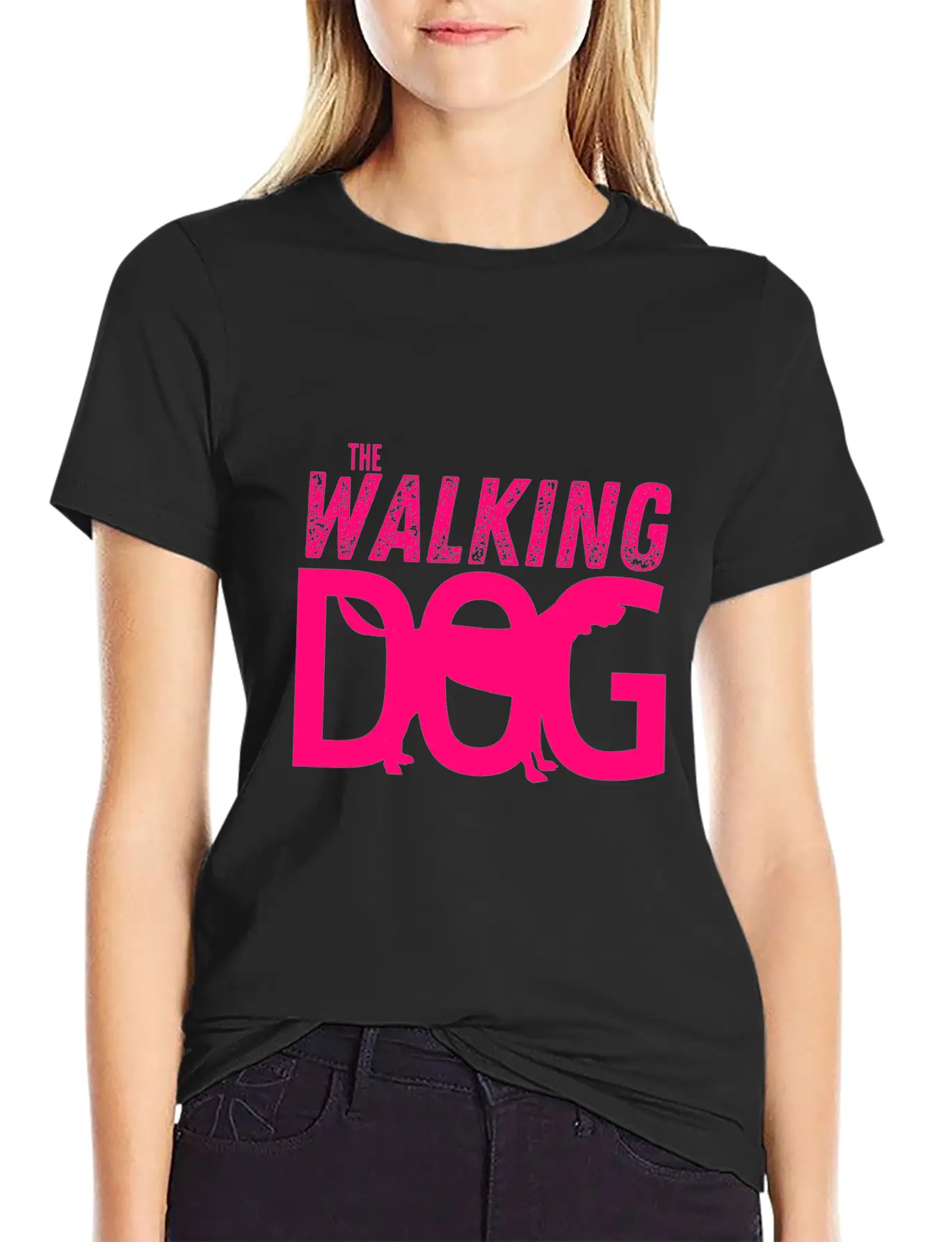 The Walking Dog The Running Dog Essential Cotton Tee For Daily Outfits – Unisex Style