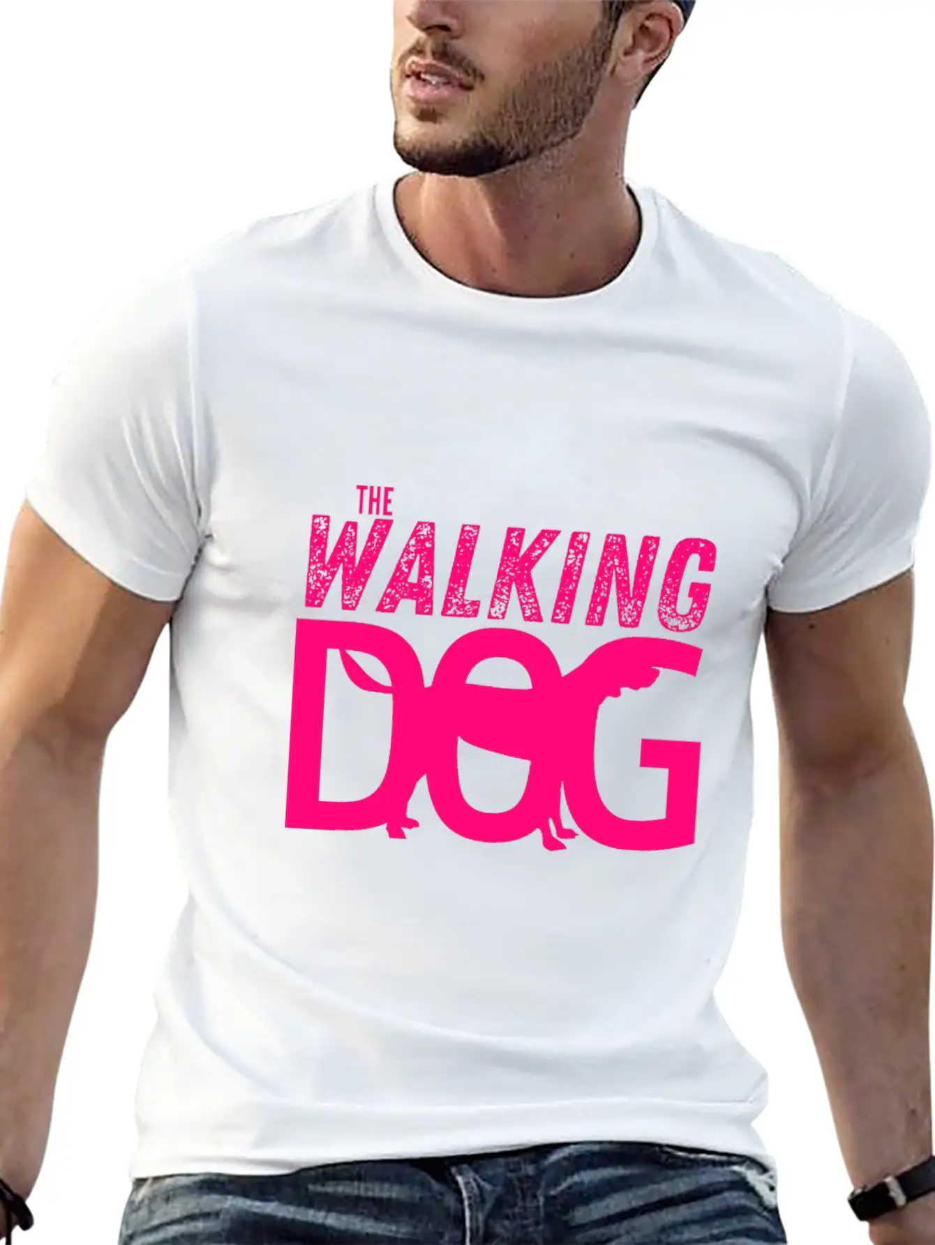 The Walking Dog The Running Dog Essential Cotton Tee For Daily Outfits – Unisex Style