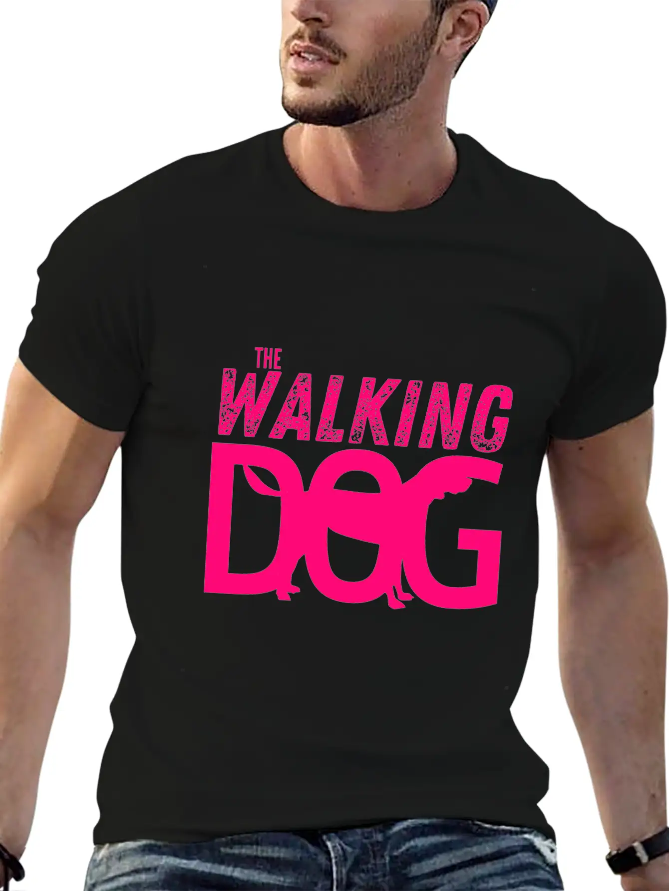 The Walking Dog The Running Dog Essential Cotton Tee For Daily Outfits – Unisex Style