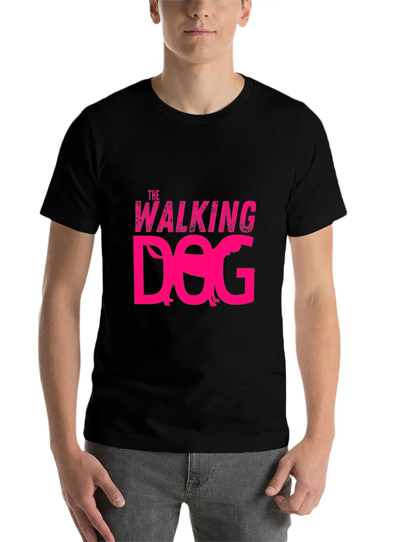 The Walking Dog The Running Dog Essential Cotton Tee For Daily Outfits – Unisex Style