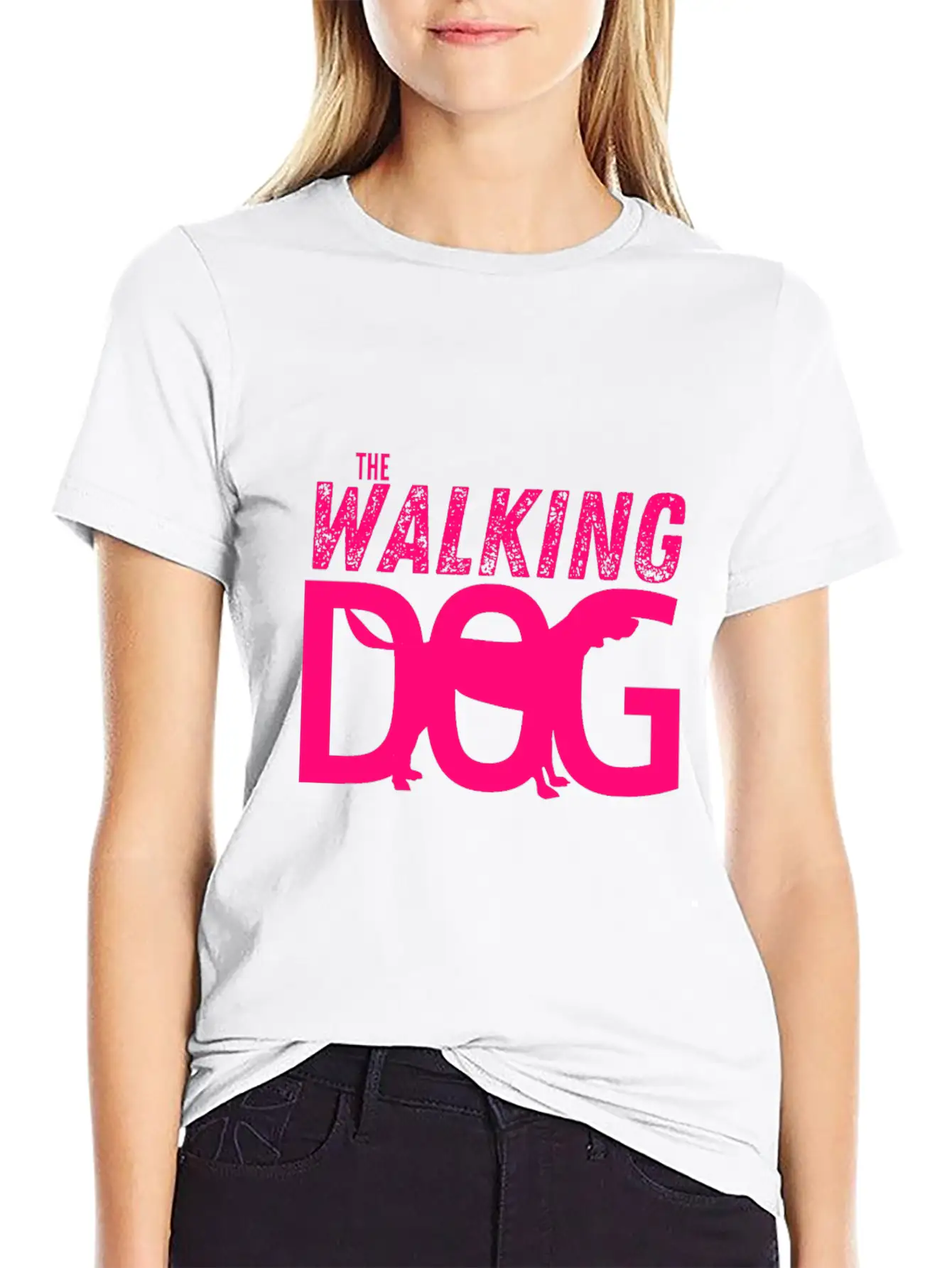 The Walking Dog The Running Dog Essential Cotton Tee For Daily Outfits – Unisex Style