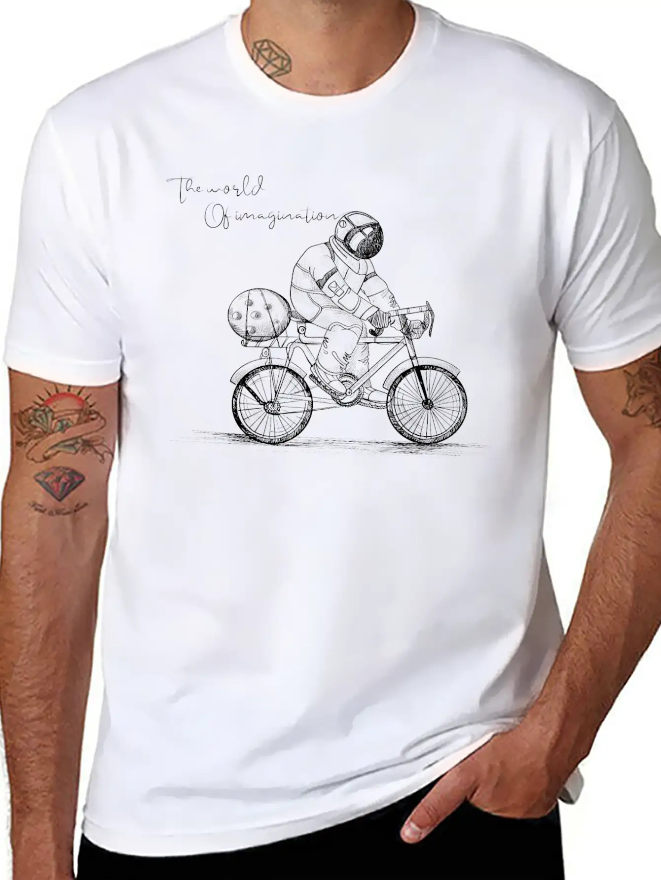 The World Of Imagination Basic Graphic T-Shirt – Daily Comfort In Soft Cotton