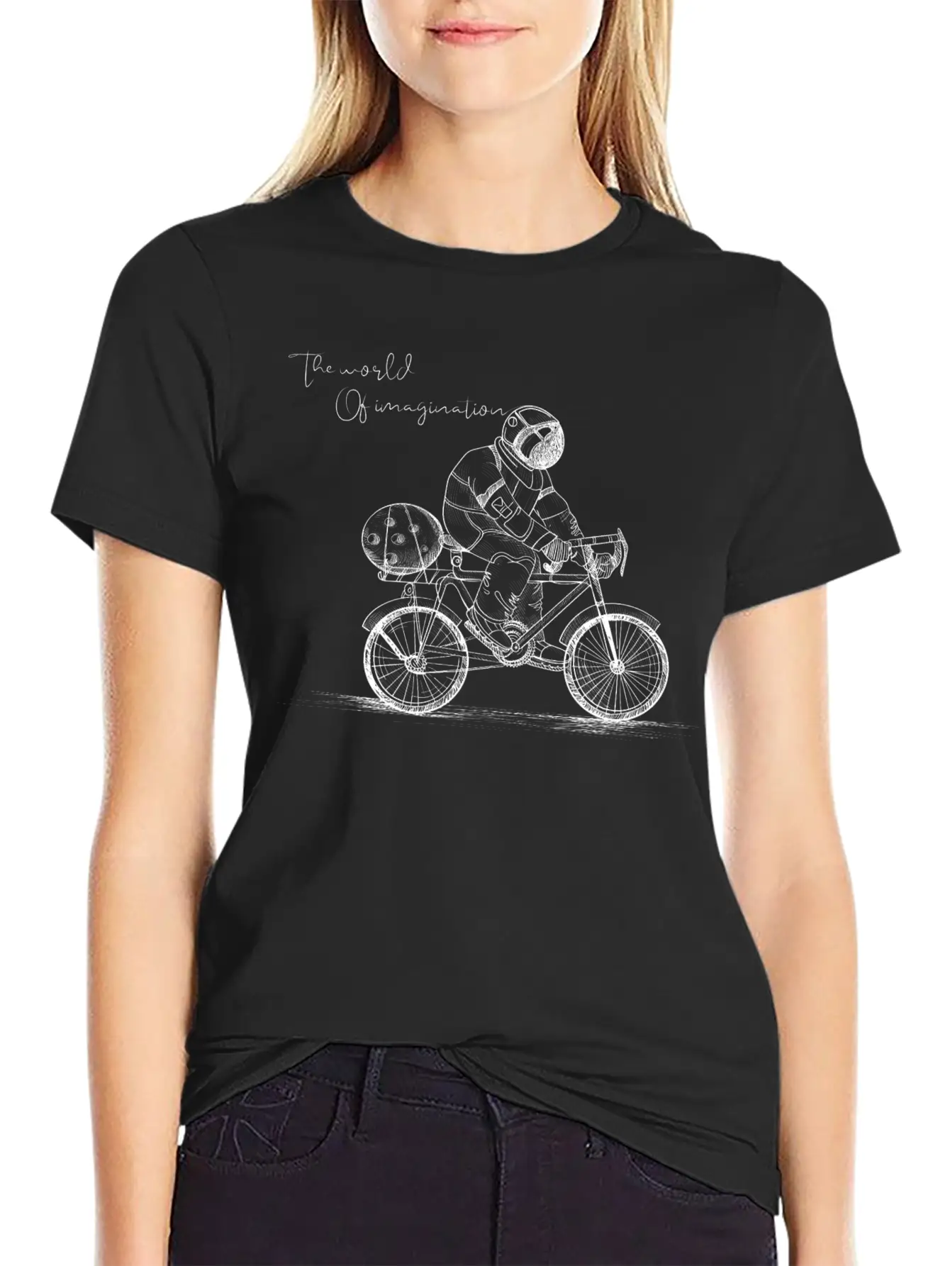 The World Of Imagination Basic Graphic T-Shirt – Daily Comfort In Soft Cotton