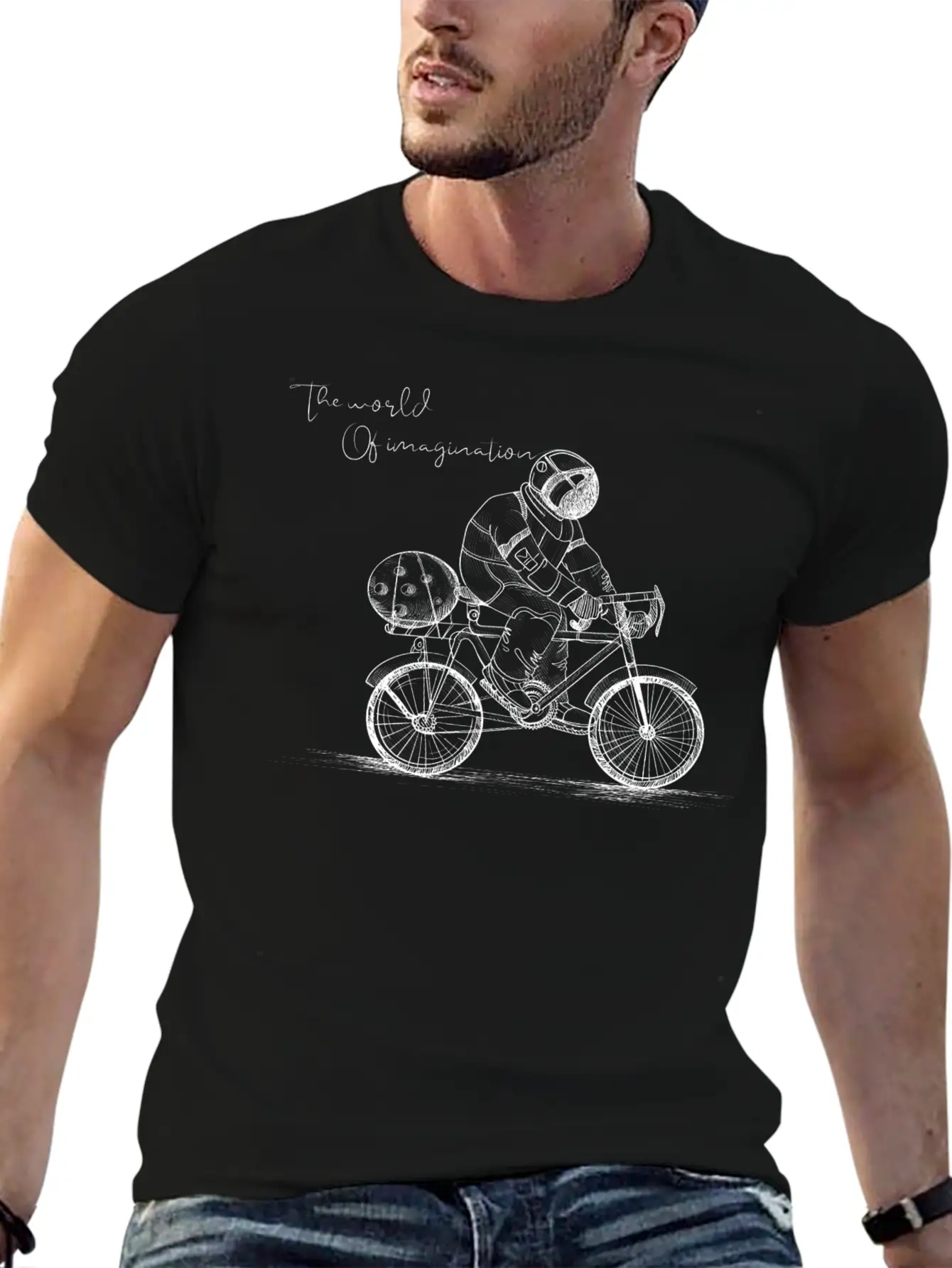 The World Of Imagination Basic Graphic T-Shirt – Daily Comfort In Soft Cotton