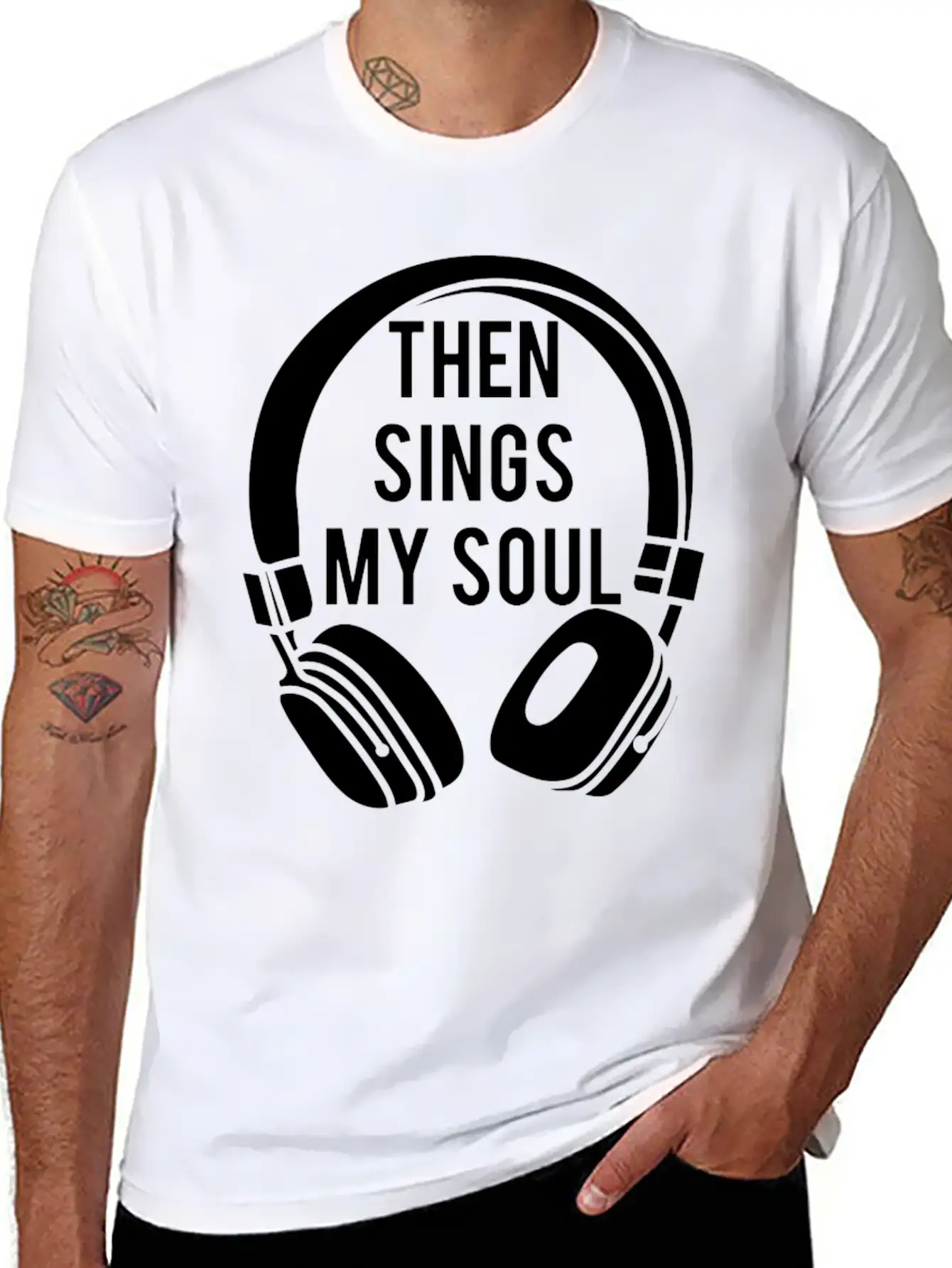 Then Sings My Soul Christian Classic Fit Graphic Tee For Daily Comfort – Unisex Cotton Shirt