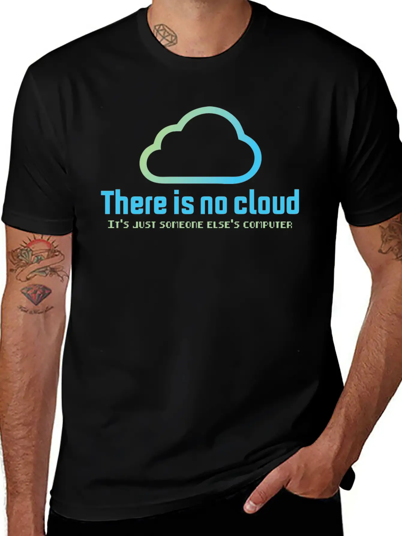 There Is No Cloud It S Just Someone Else Computer Unisex Casual T-Shirt – Clean Design For Daily Comfort