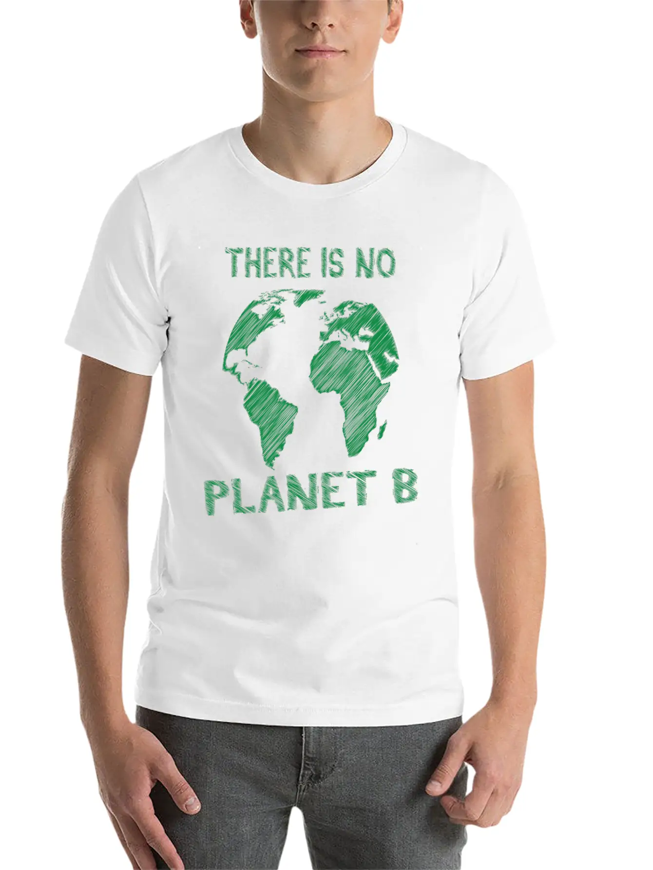 There Is No Planet B Modern Fit Casual T-Shirt – Clean And Versatile Design