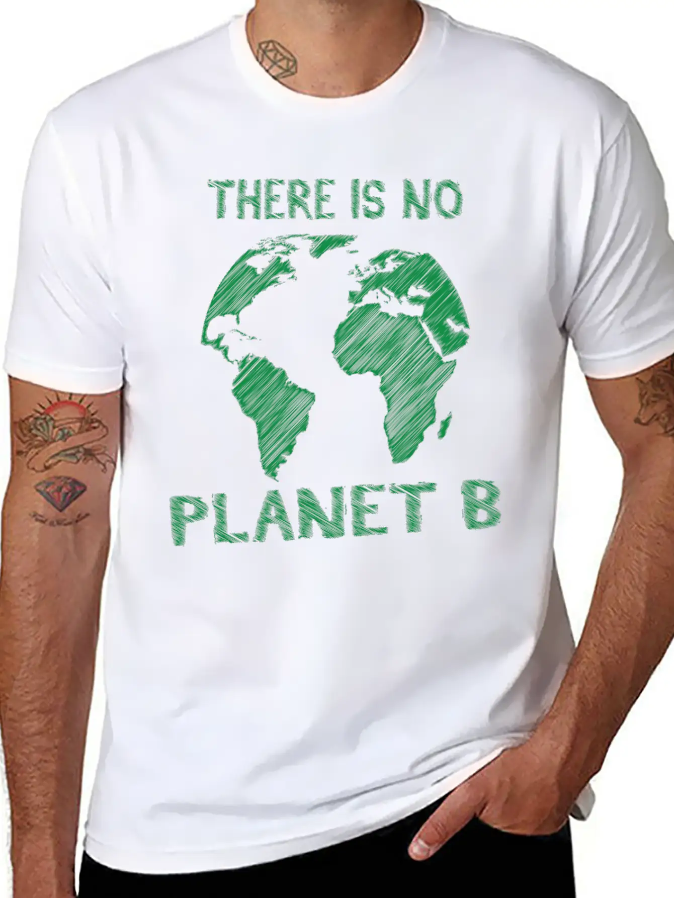 There Is No Planet B Modern Fit Casual T-Shirt – Clean And Versatile Design