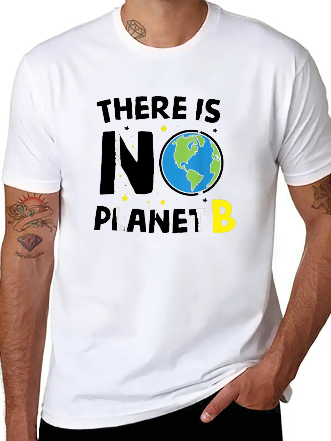 There Is Not Planet Bi Earth Day Environmentalist Basic Graphic T-Shirt – Daily Comfort In Soft Cotton