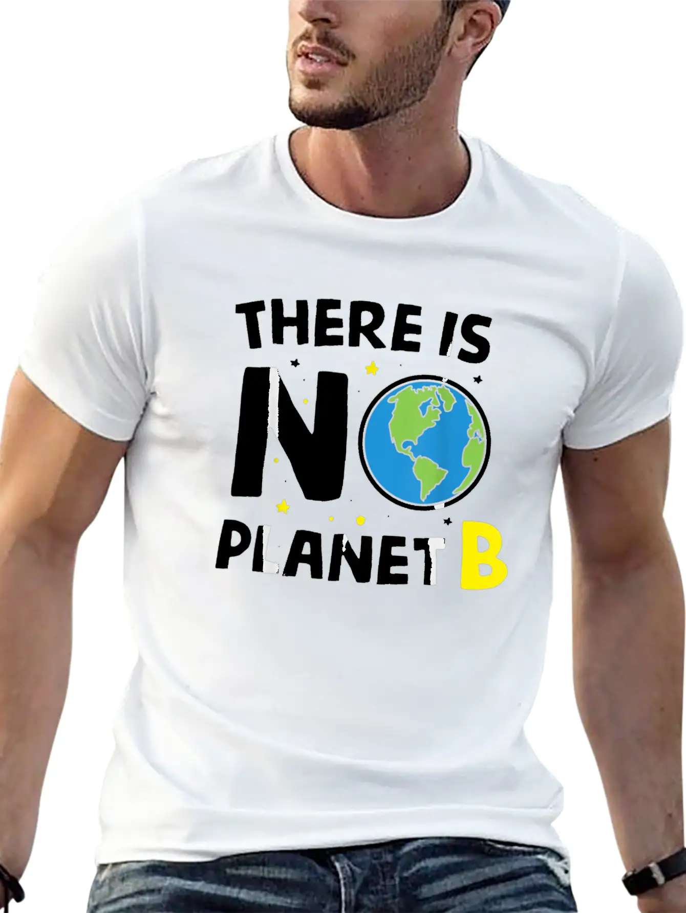There Is Not Planet Bi Earth Day Environmentalist Basic Graphic T-Shirt – Daily Comfort In Soft Cotton