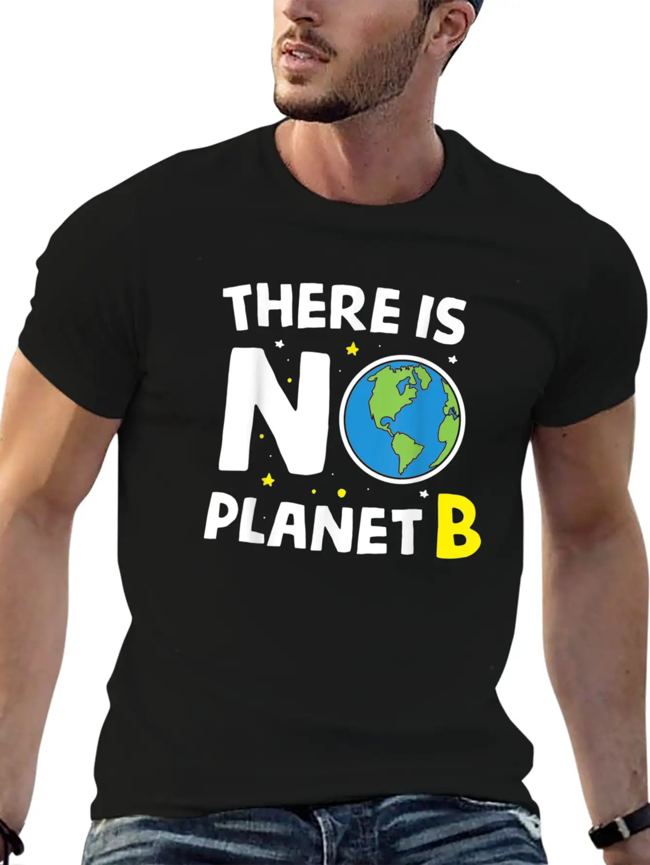There Is Not Planet Bi Earth Day Environmentalist Basic Graphic T-Shirt – Daily Comfort In Soft Cotton