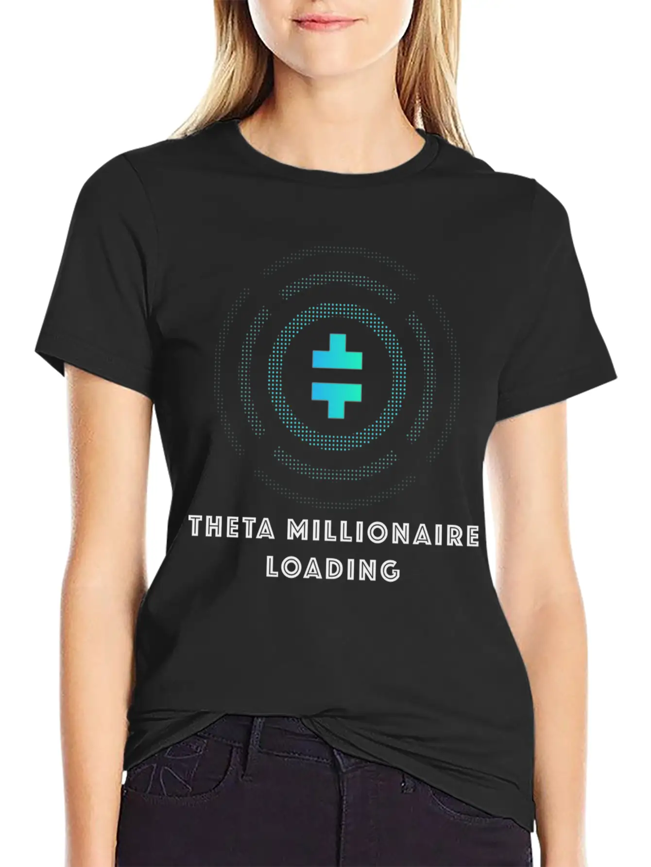 THETA MILLIONAIRES LOADING Lightweight Cotton T-Shirt – Daily Comfort Graphic Shirt