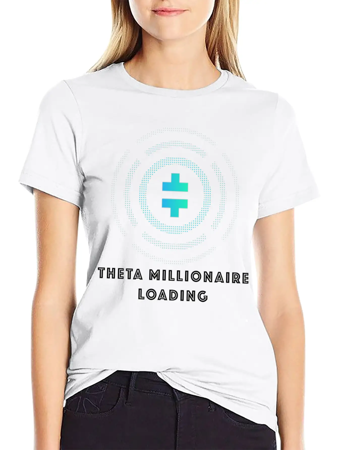 THETA MILLIONAIRES LOADING Lightweight Cotton T-Shirt – Daily Comfort Graphic Shirt