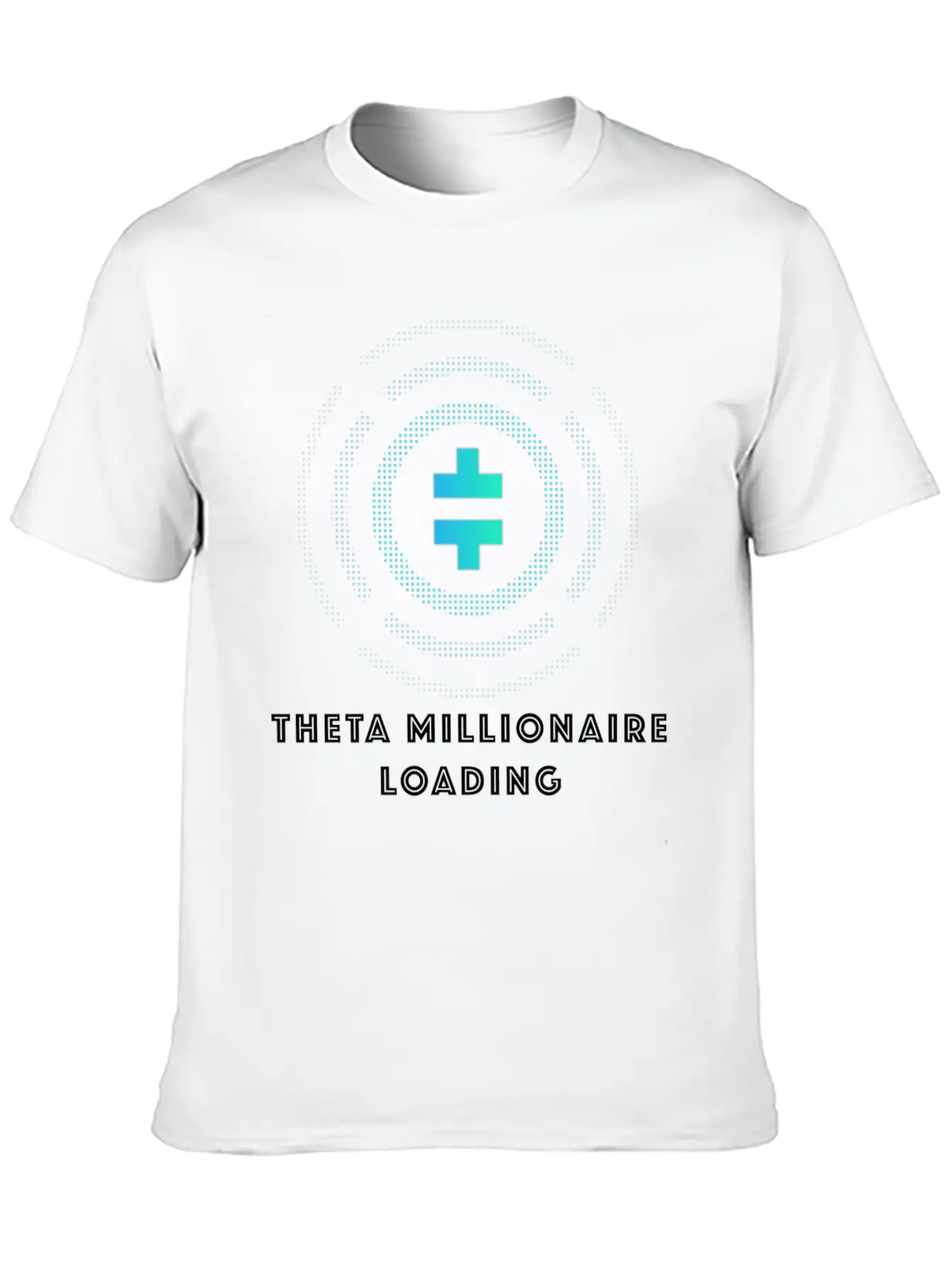 THETA MILLIONAIRES LOADING Lightweight Cotton T-Shirt – Daily Comfort Graphic Shirt