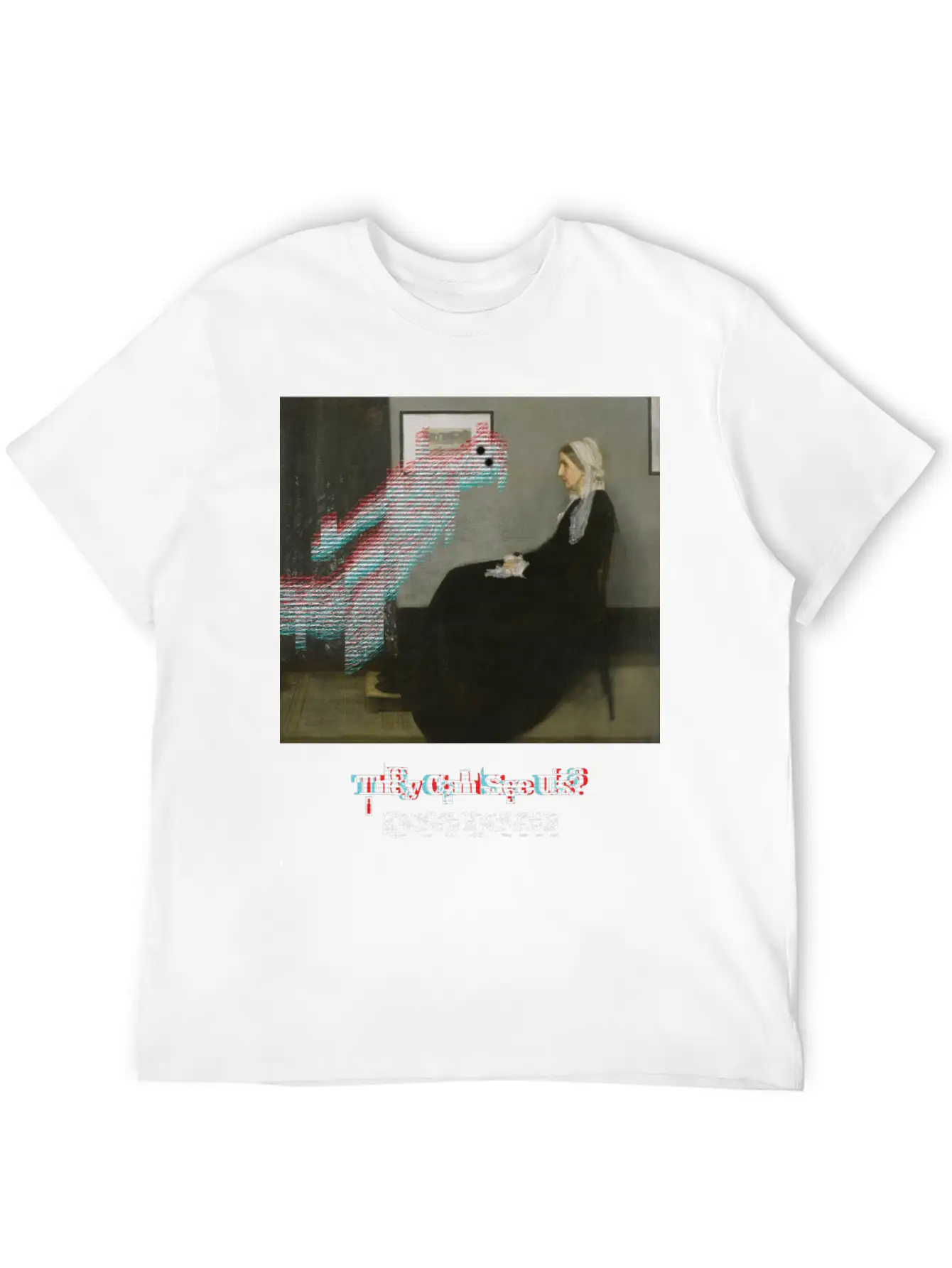 They Can See Us? Lightweight Cotton T-Shirt – Daily Comfort Graphic Shirt