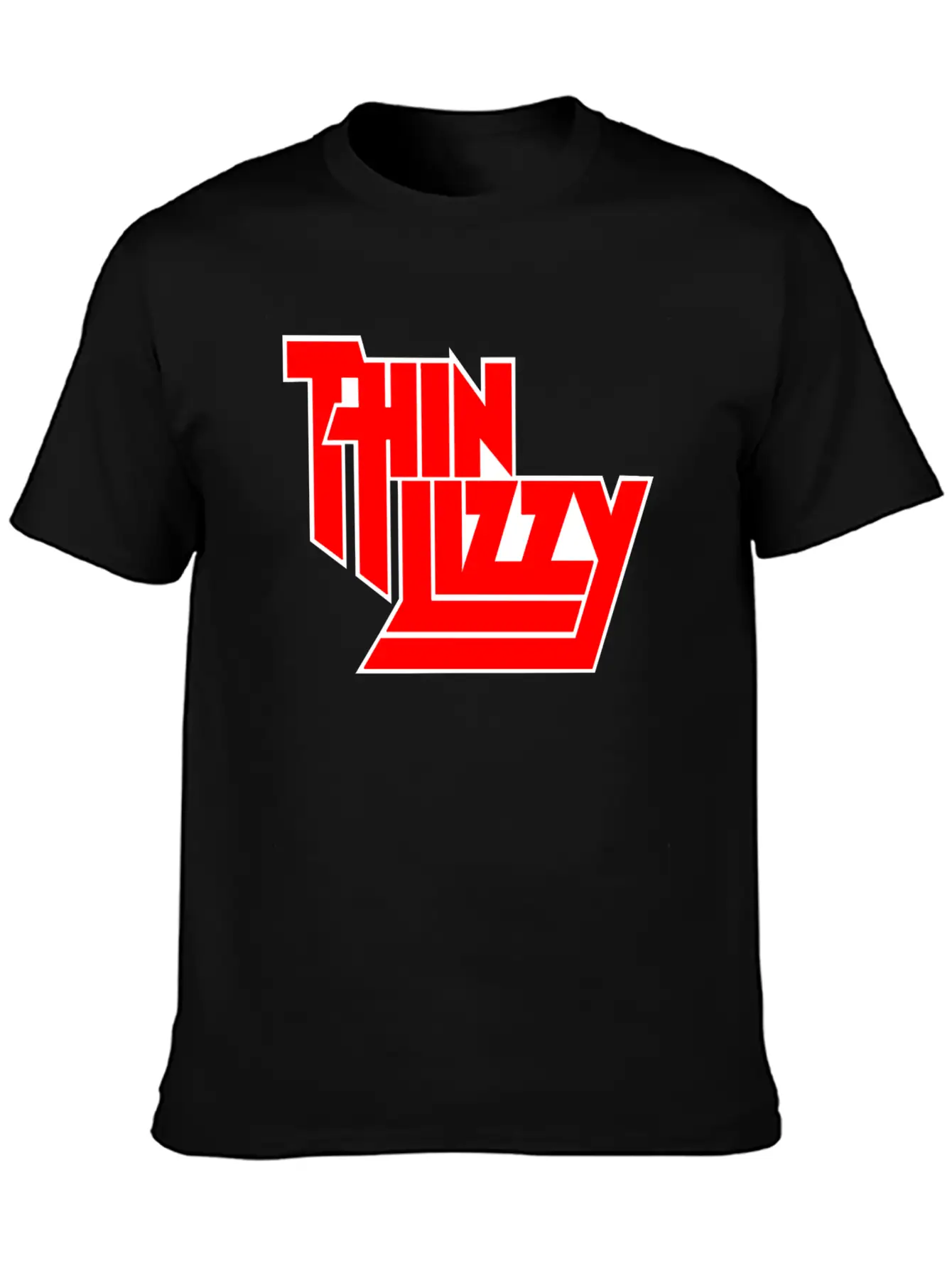 Thin Lizzy Phil Lynott Logo Unisex Casual T-Shirt – Clean Design For Daily Comfort