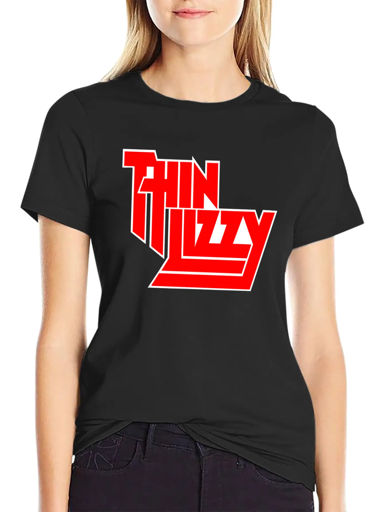 Thin Lizzy Phil Lynott Logo Unisex Casual T-Shirt – Clean Design For Daily Comfort