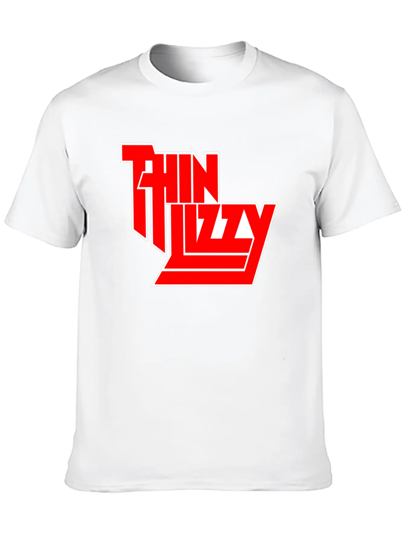 Thin Lizzy Phil Lynott Logo Unisex Casual T-Shirt – Clean Design For Daily Comfort