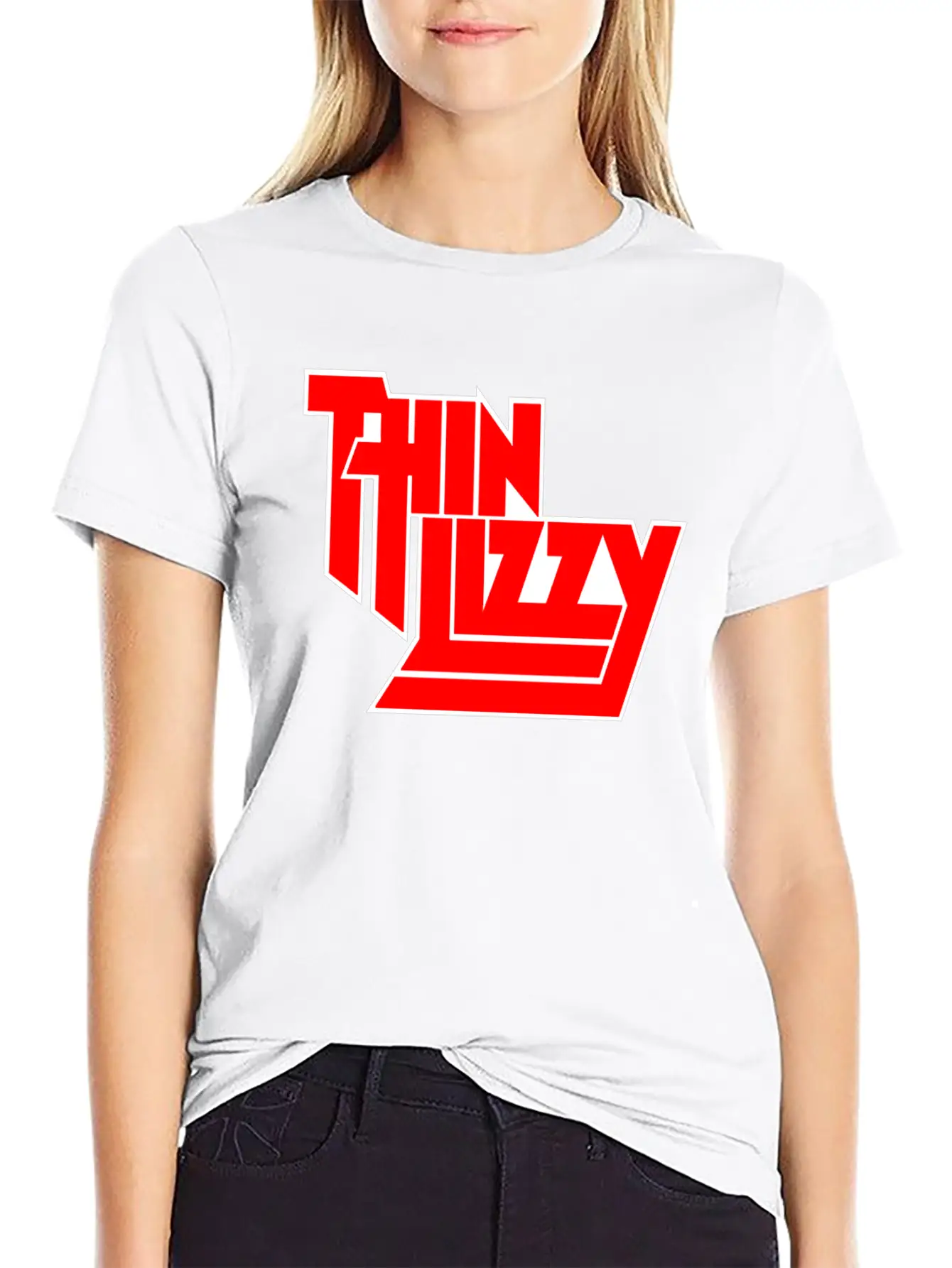 Thin Lizzy Phil Lynott Logo Unisex Casual T-Shirt – Clean Design For Daily Comfort