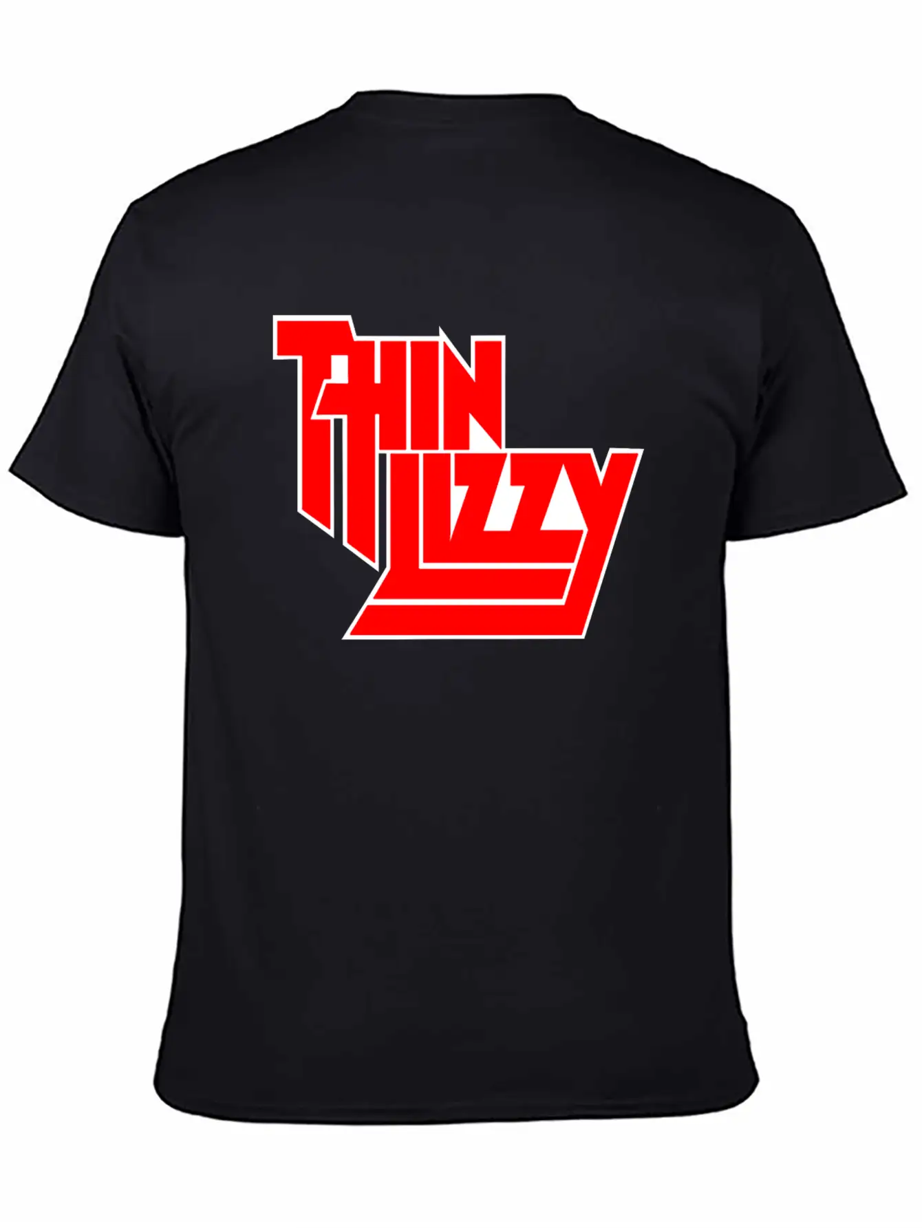 Thin Lizzy Phil Lynott Logo Unisex Casual T-Shirt – Clean Design For Daily Comfort