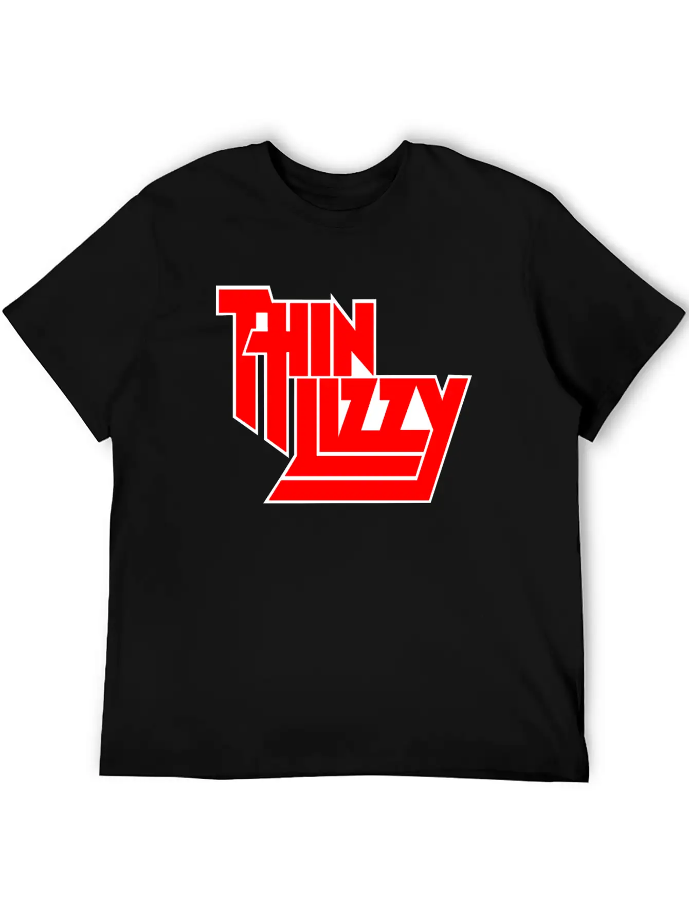 Thin Lizzy Phil Lynott Logo Unisex Casual T-Shirt – Clean Design For Daily Comfort