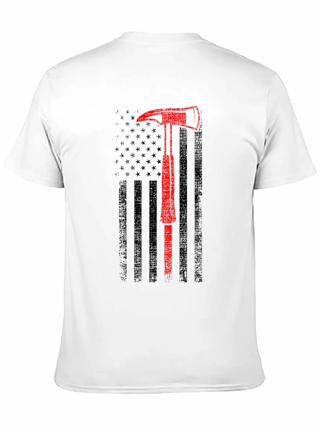 Thin Red Line Firefighter Axe Hero Patriot Classic Fit Graphic Tee For Daily Comfort – Unisex Cotton Shirt