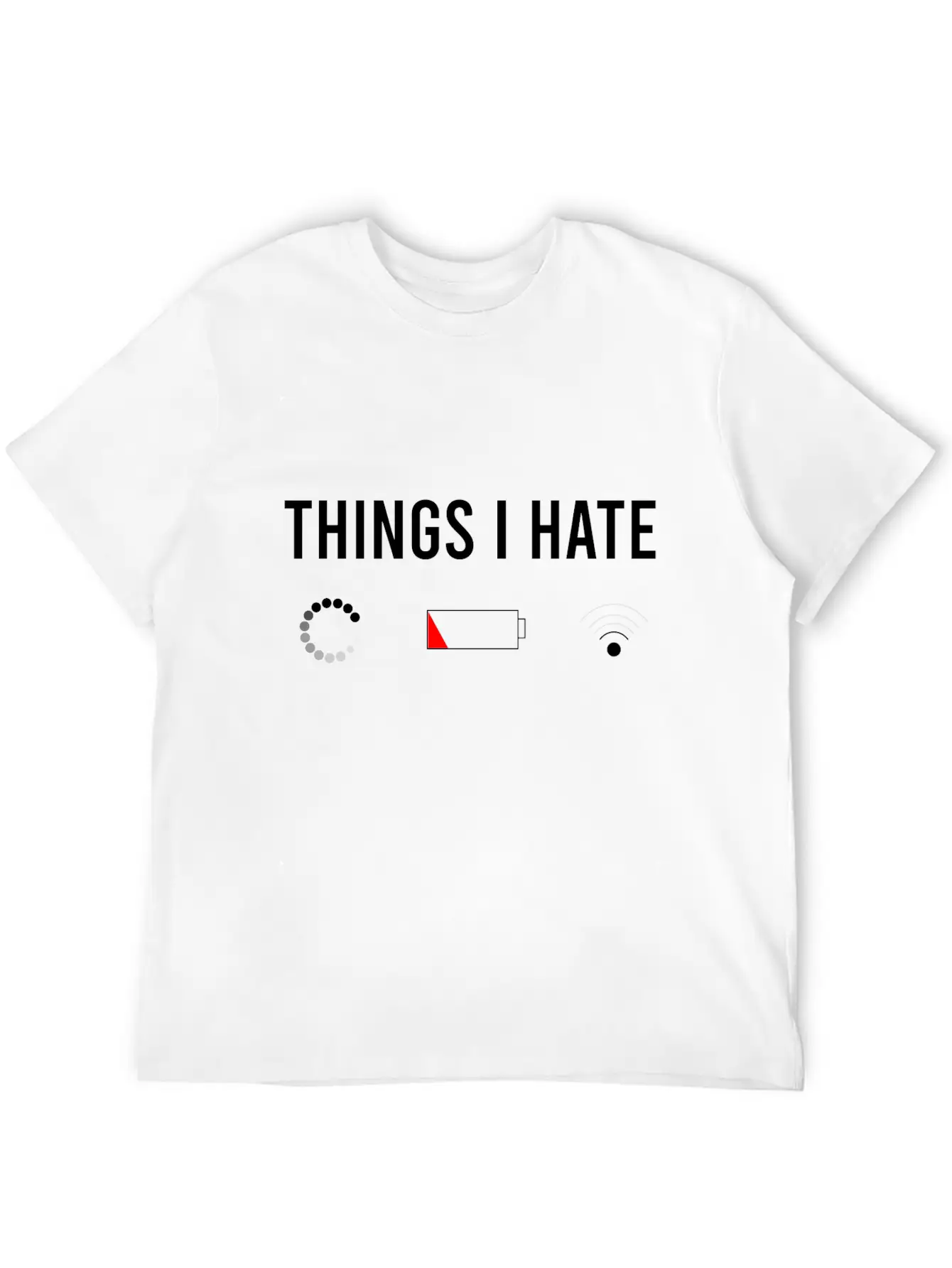 Things I Hate Soft Cotton Short Sleeve Tee – Unisex Wardrobe Staple