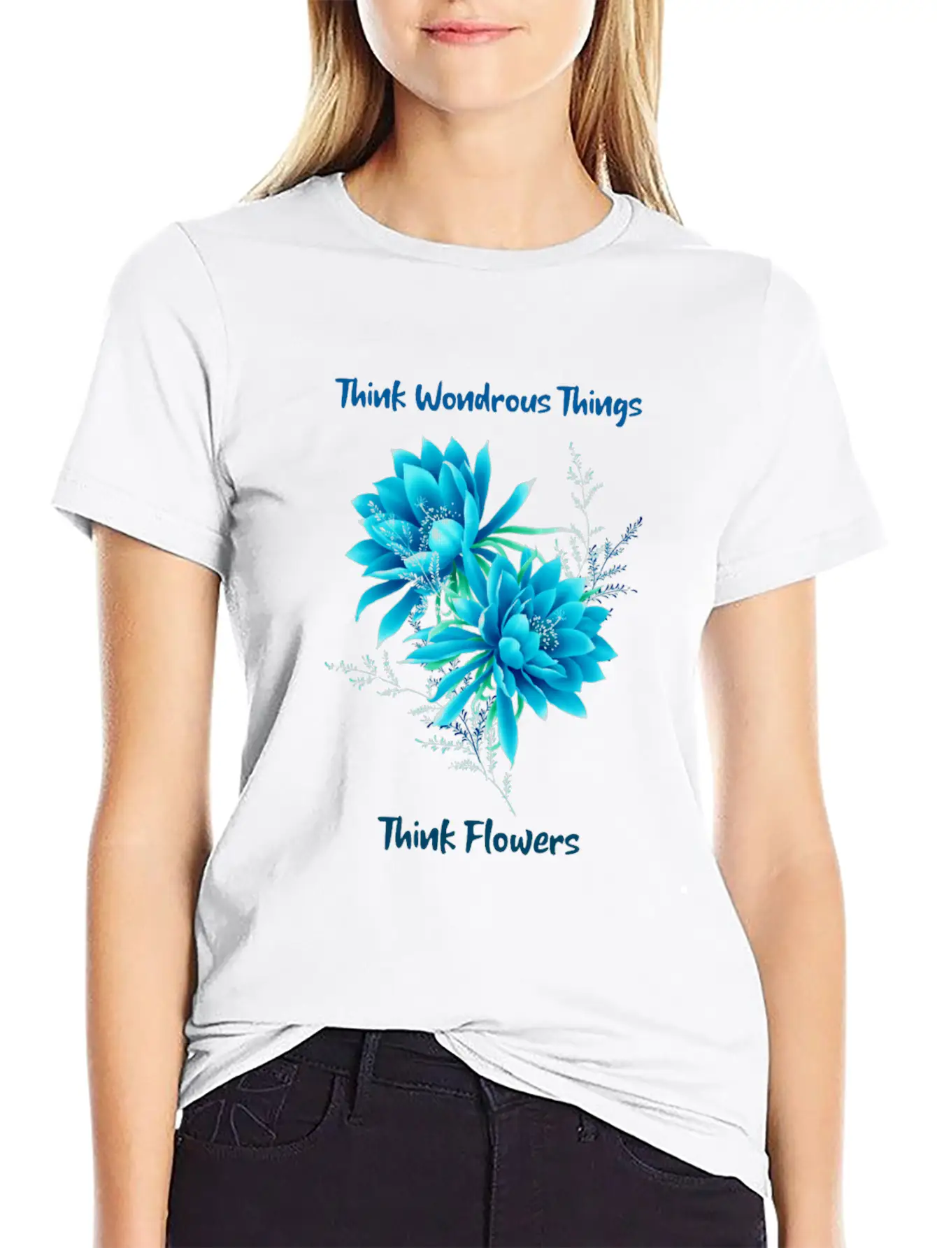 Think Of Wondrous Things Unisex Casual T-Shirt – Clean Design For Daily Comfort