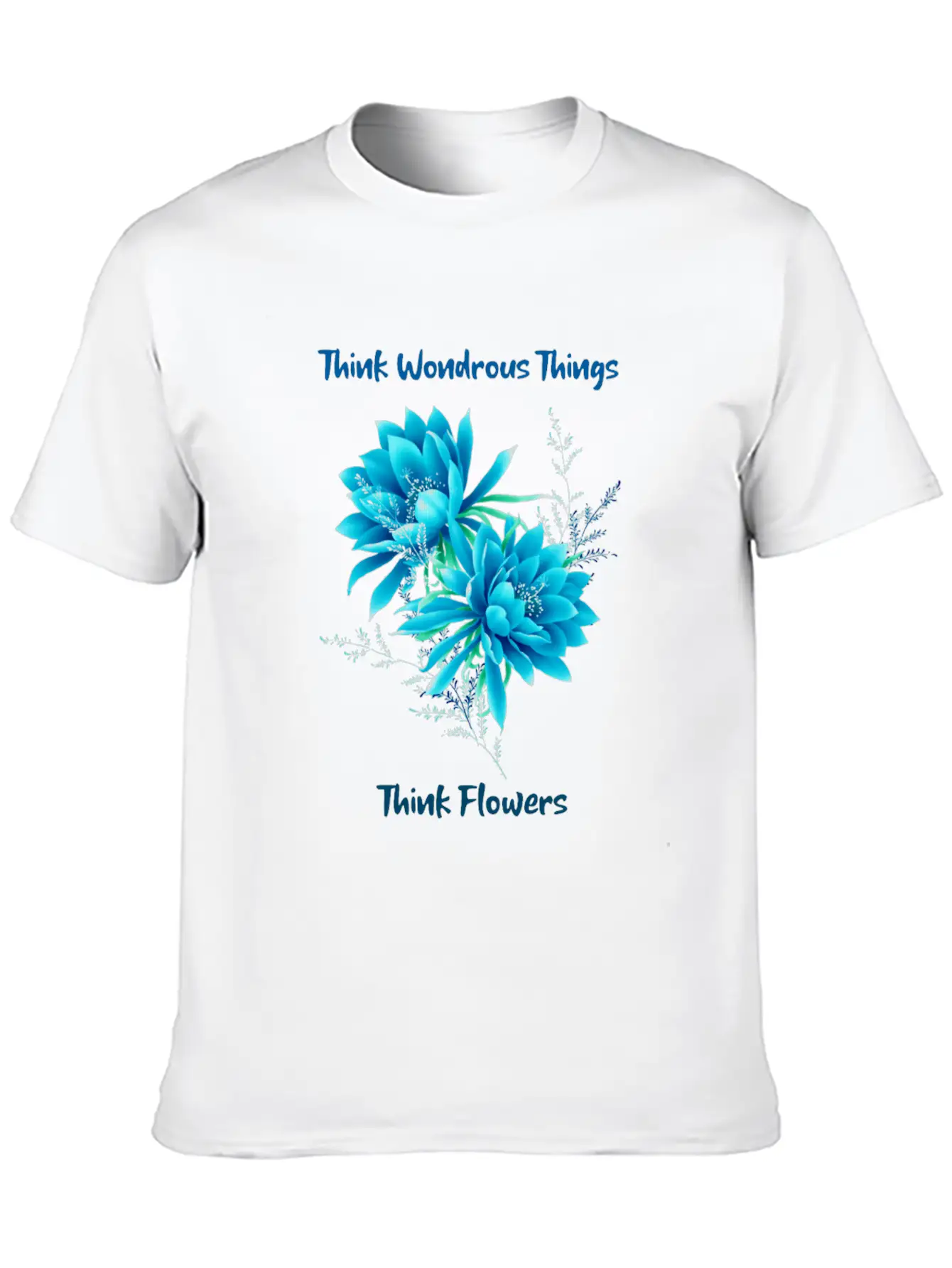 Think Of Wondrous Things Unisex Casual T-Shirt – Clean Design For Daily Comfort