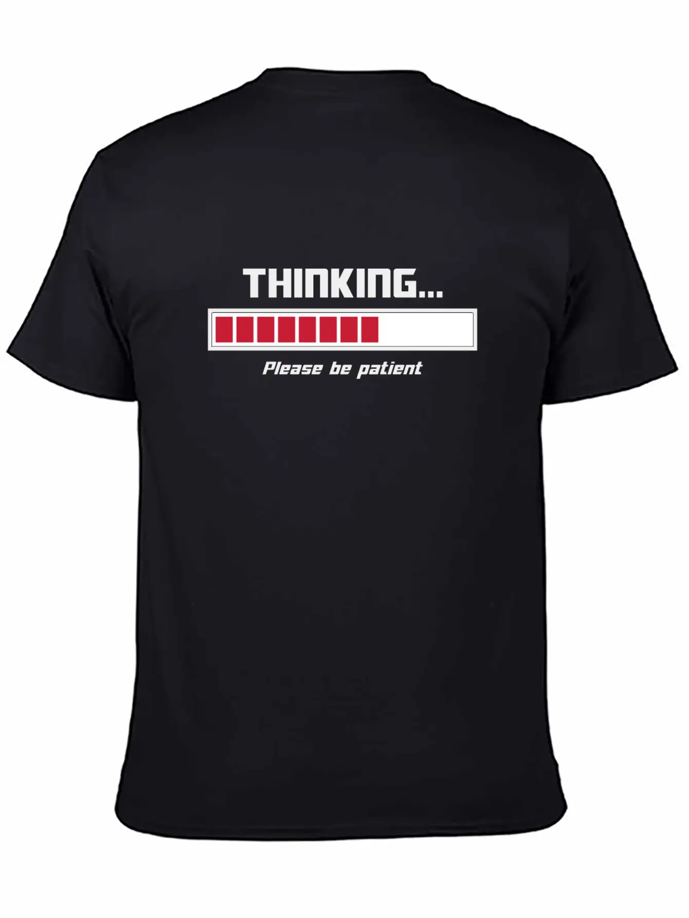 Thinking Loading Bar Please Be Patient Essential Cotton Tee For Daily Outfits – Unisex Style