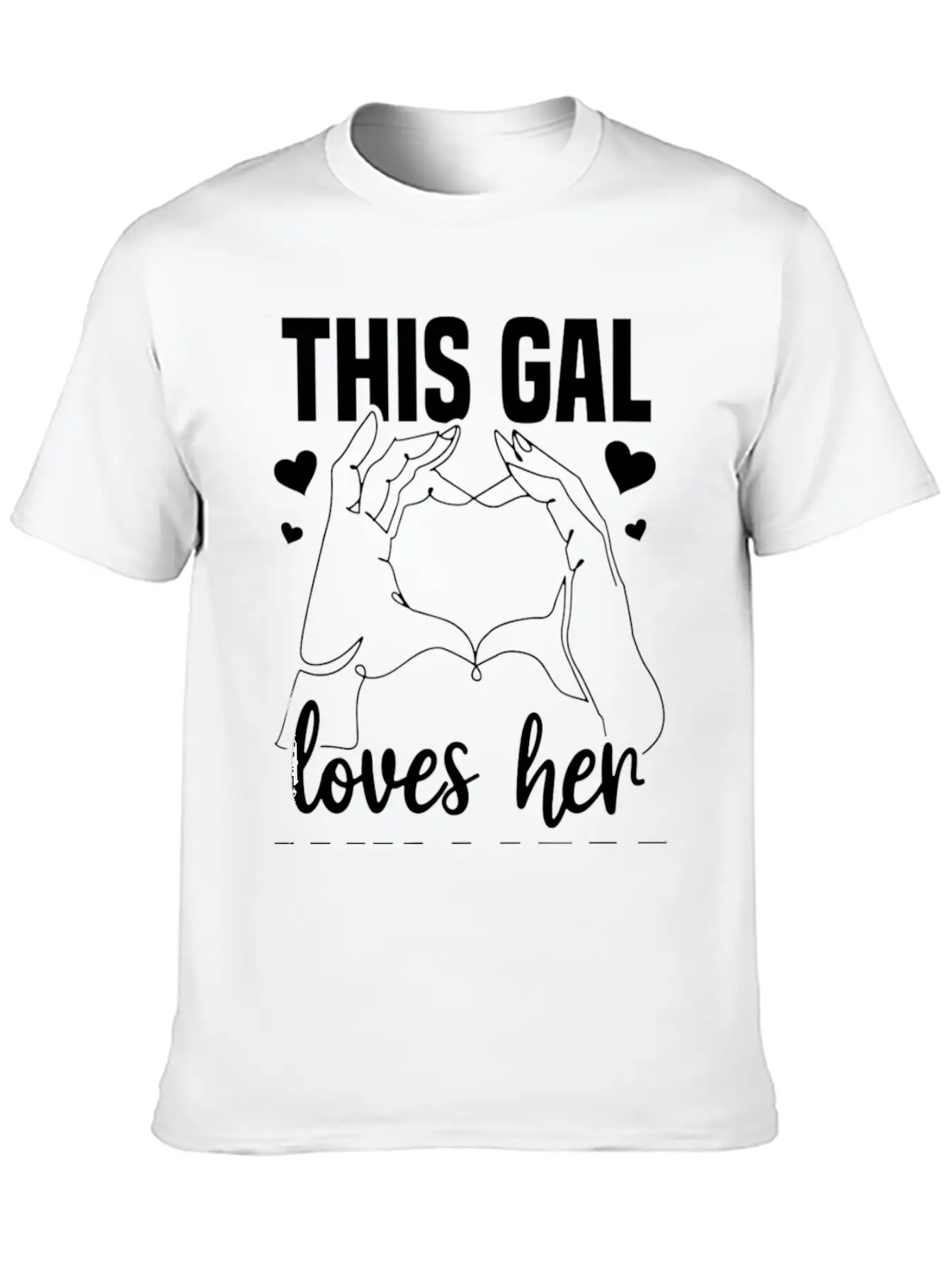 This Gal Loves Her William Clothing For Women Vale Basic Graphic T-Shirt – Daily Comfort In Soft Cotton